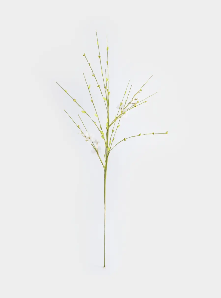 Ветка декоративная, 78 см, пластик/бумага, Желтые цветы, Interior Easter ,image-0