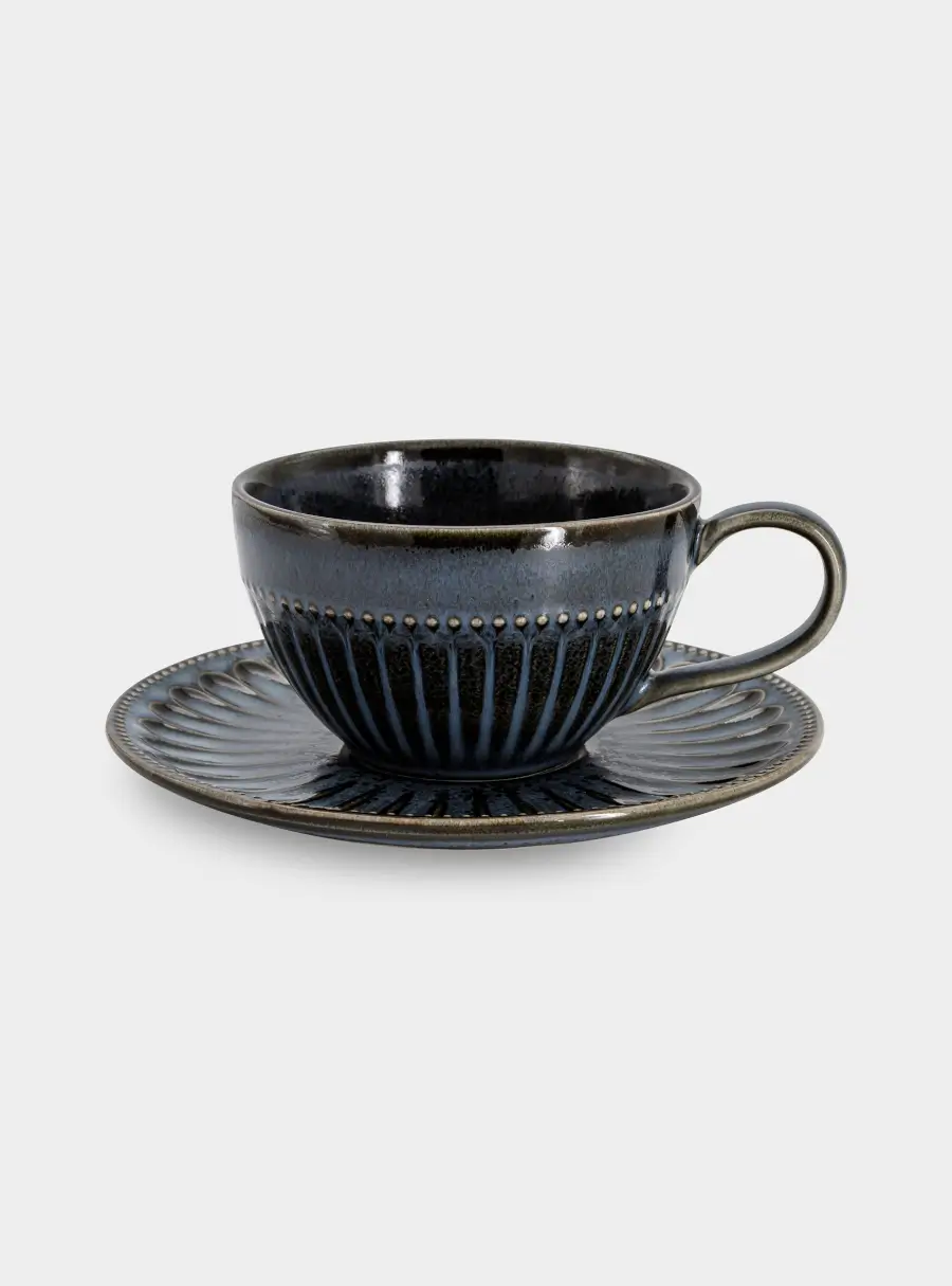 Чашка с блюдцем, 250 мл, Black Kitchen ,image-0