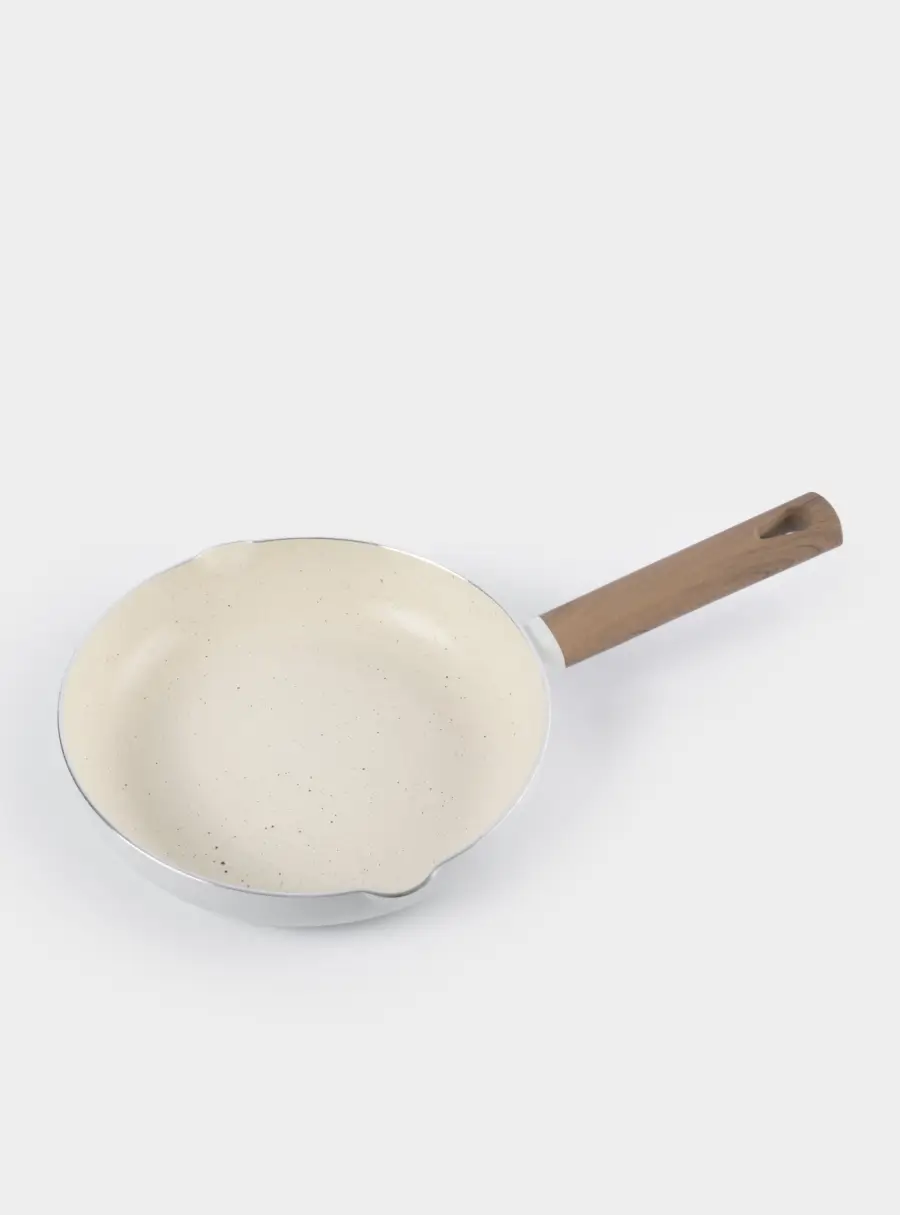Сковорода, 24 см, с покрытием, алюминий, молочная, Palisander ,image-1