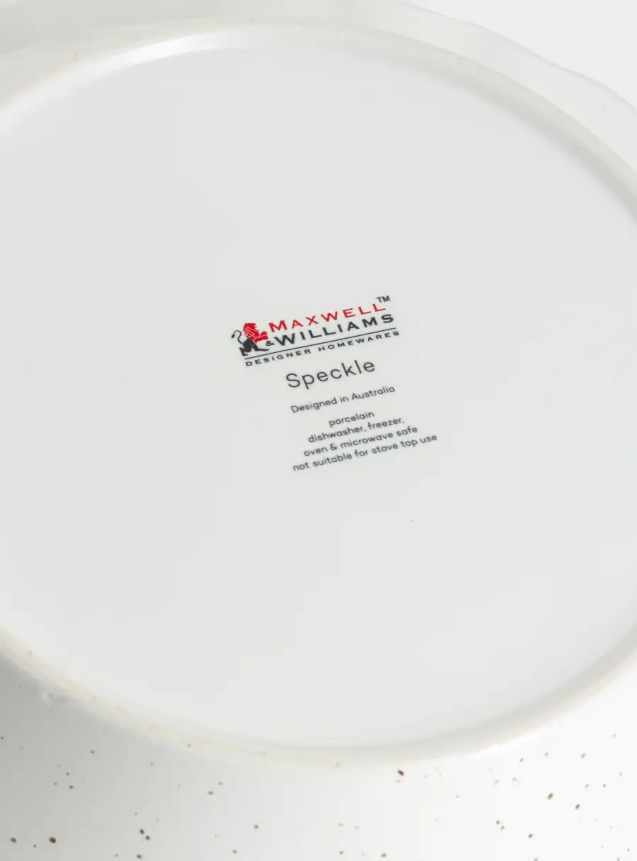 Форма для запекания, 25 см, фарфор P, круглая, молочная, в крапинку, Speckle, image-7