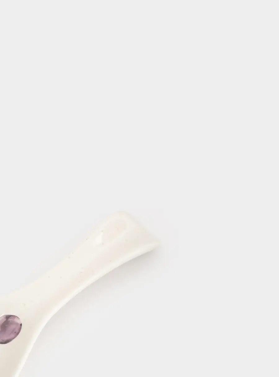 Подставка под ложку, 25 см, керамика, белая, Сливы, Plum Orchard, image-4