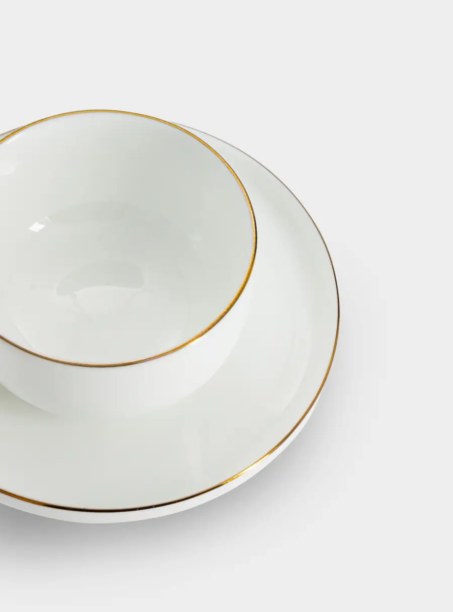 Чашка с блюдцем, 100 мл, Кашемир Gold, image-4