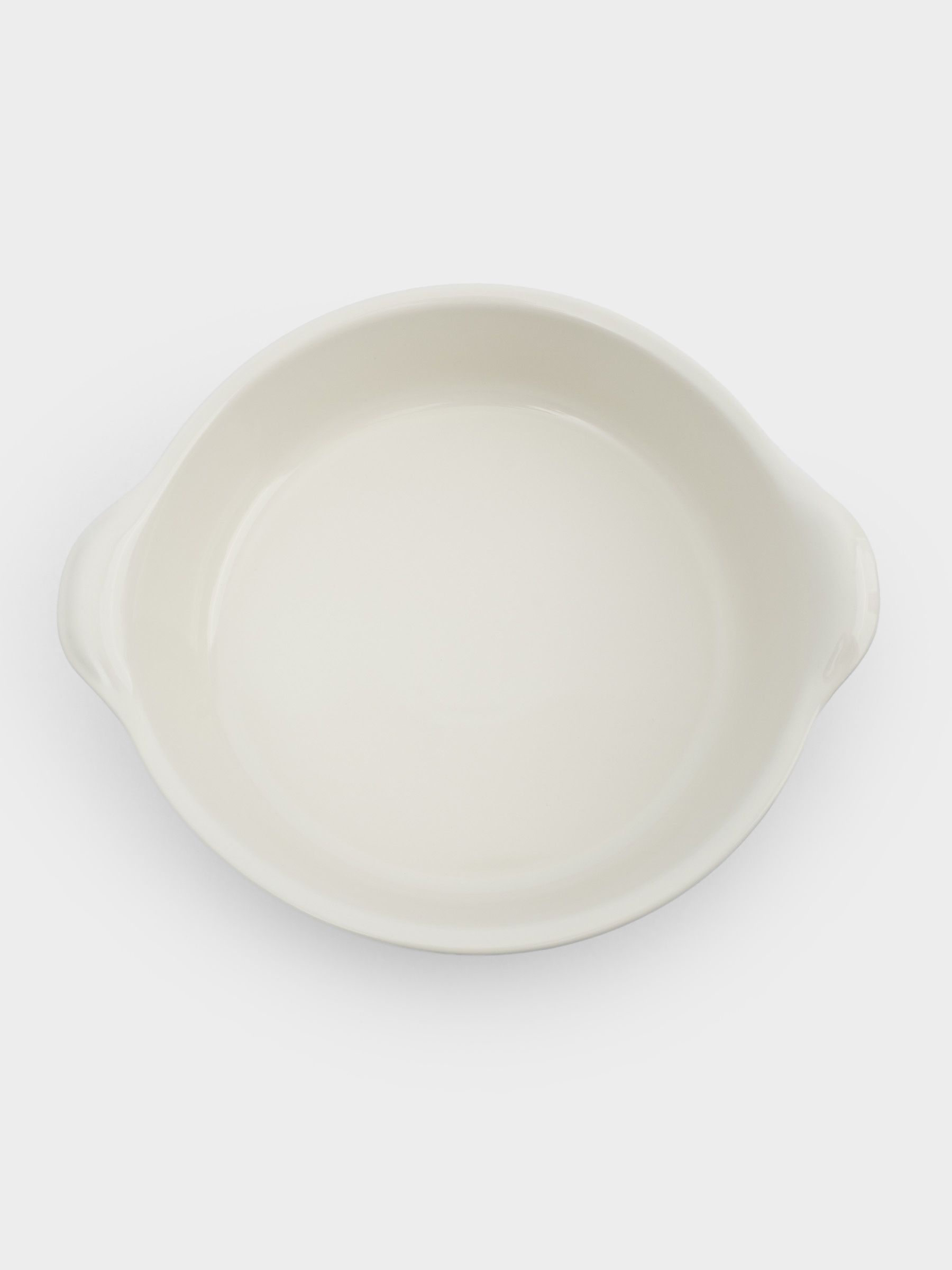 Форма для запекания, 26 см, керамика, круглая, молочно-бежевая, Baker, image-3