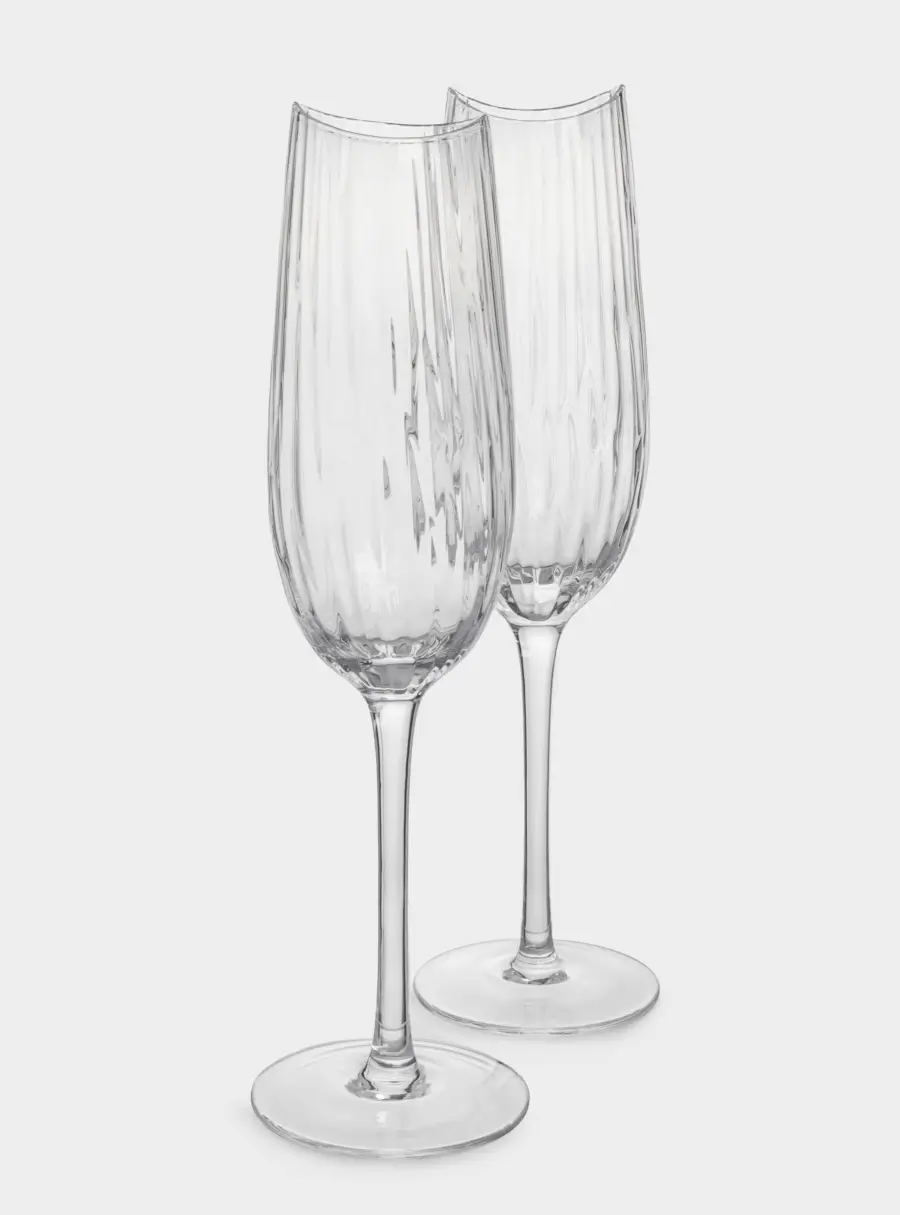 Бокал для шампанского, 270 мл, 2 шт, кристальное стекло, Violin, image-1