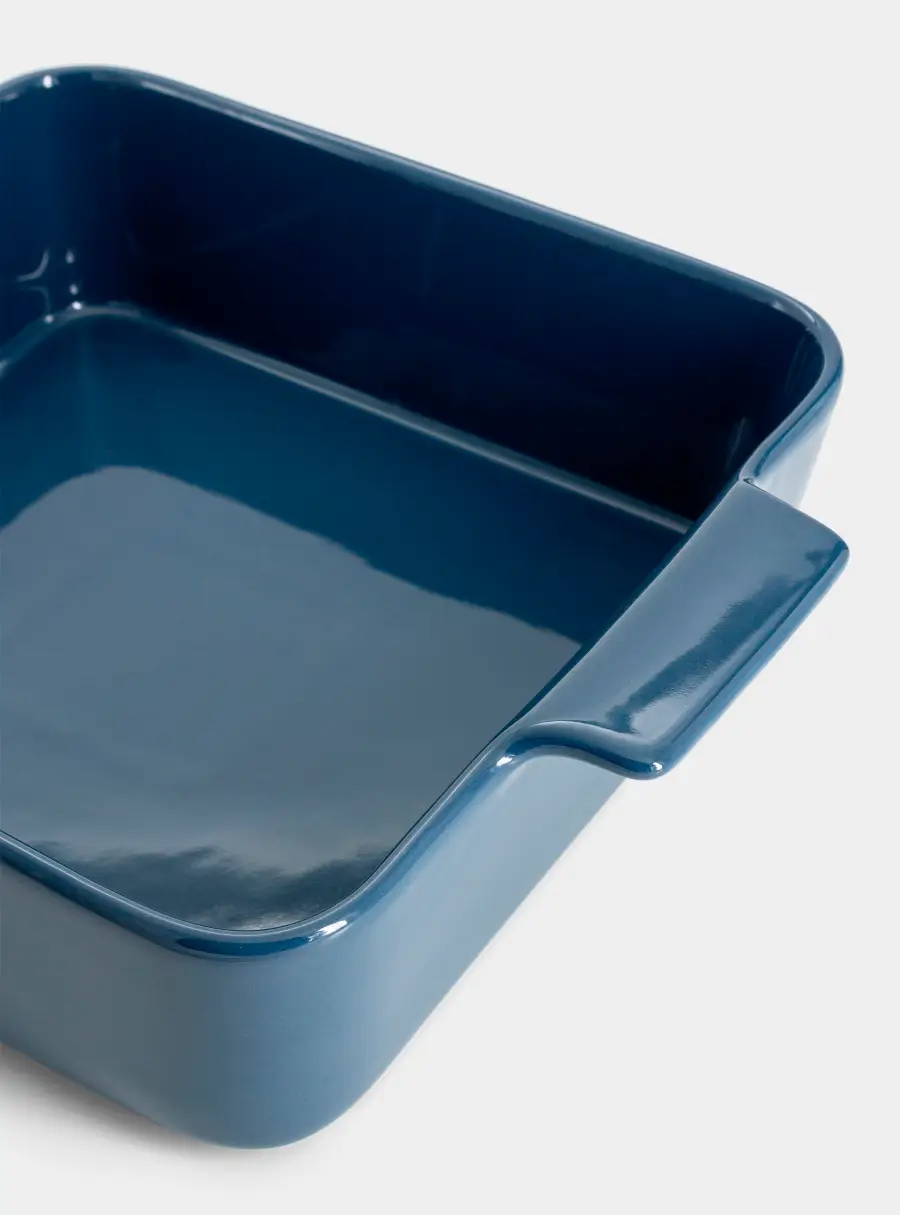 Форма для запекания, 24 см, фарфор P, квадратная, синяя, Indulgence, image-3