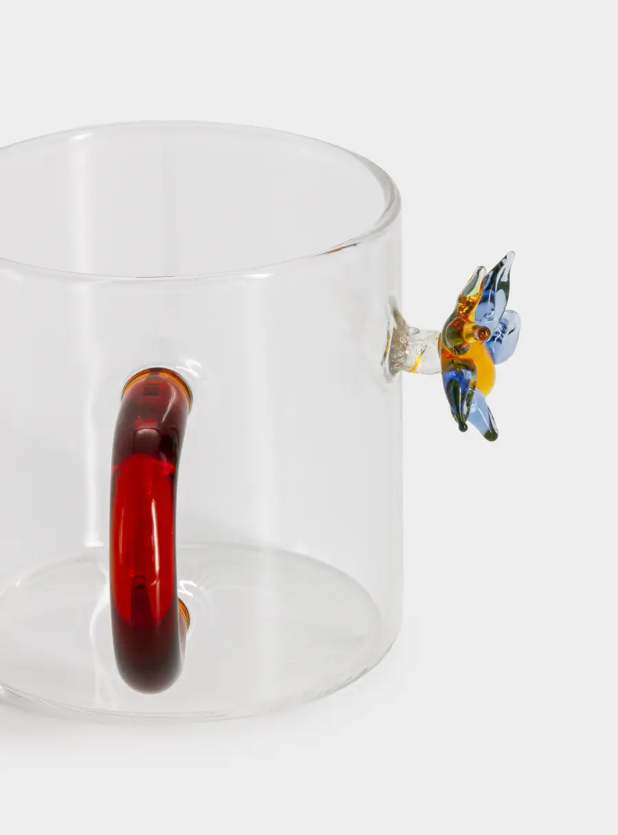 Кружка кофейная, 130 мл, 2 шт, стекло Б, Бабочки, Monterey ,image-3