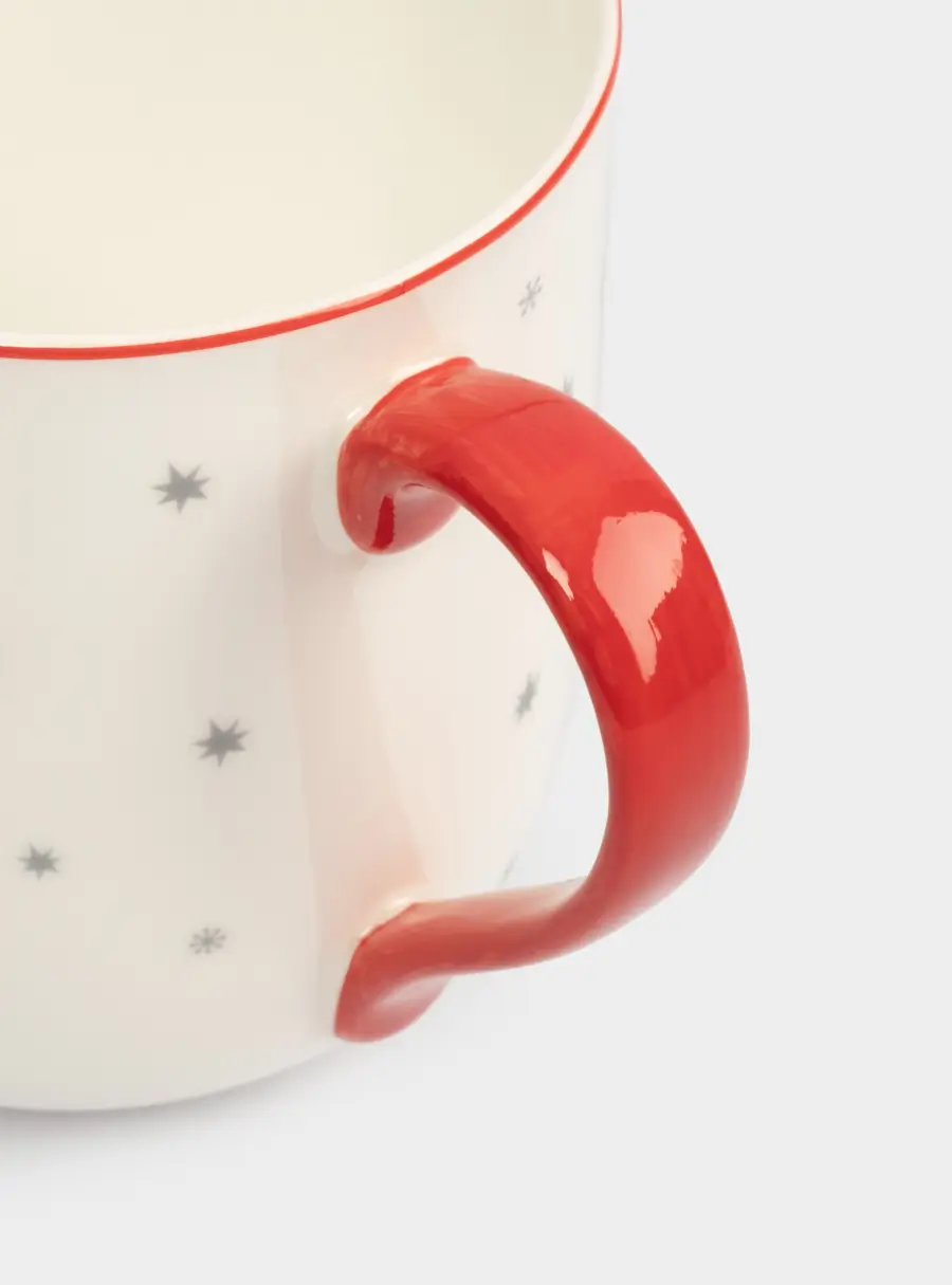 Кружка, 450 мл, фарфор F, бело-красная, Щелкунчик, Nutcracker ,image-2
