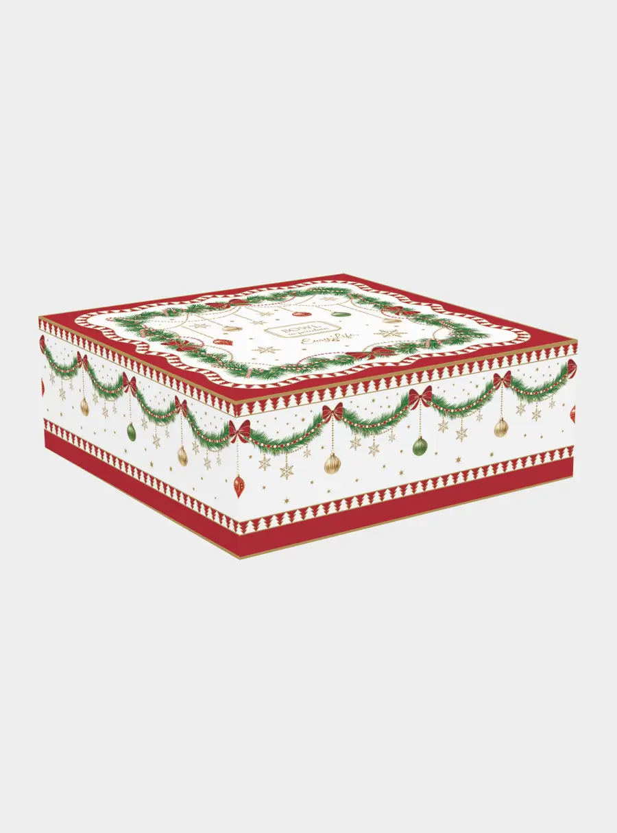 Салатник, 15х5 см, 250 мл, фарфор P, белый, Новогодняя гирлянда, Magie de Noel ,image-2