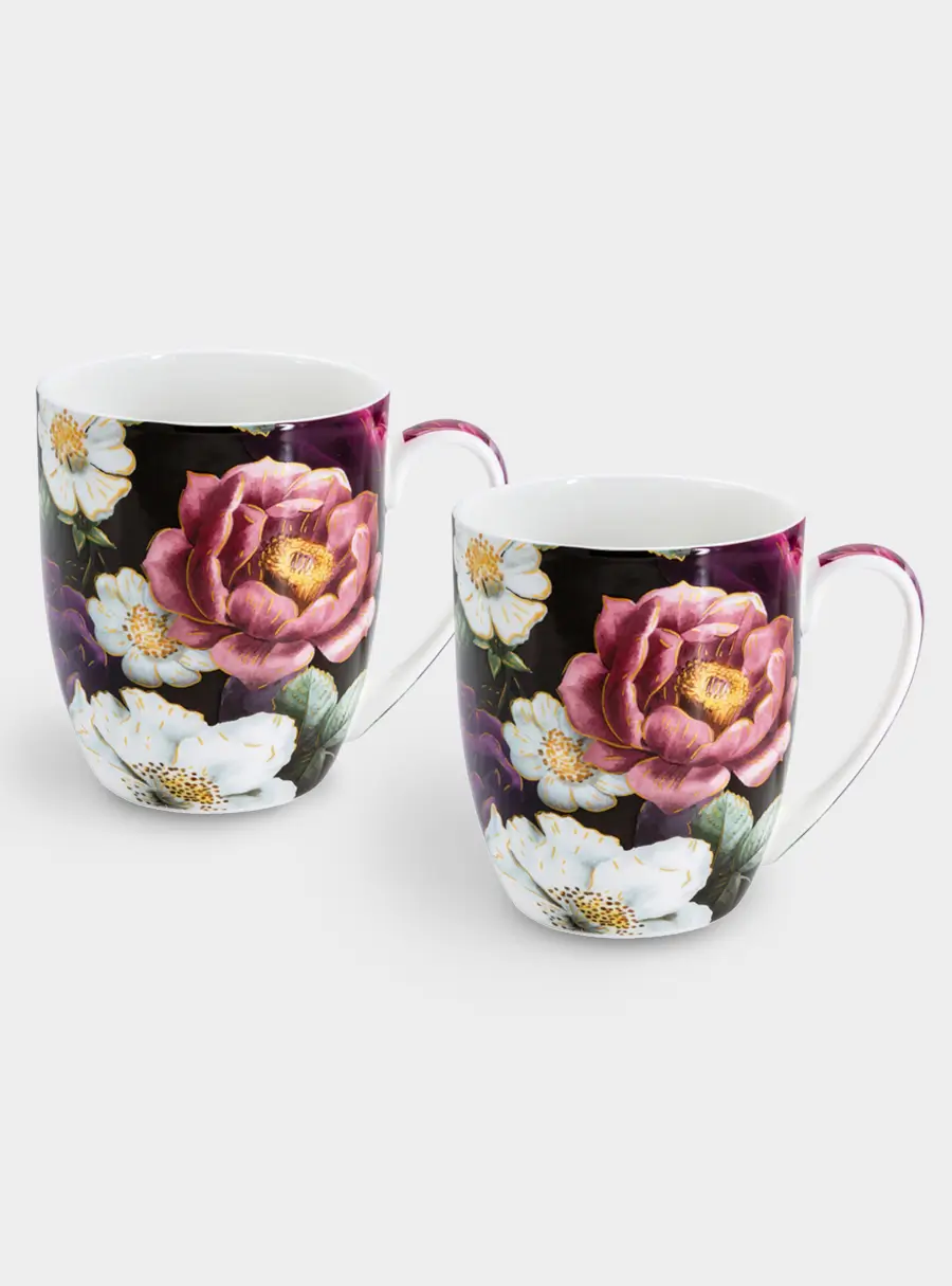 Набор кружек, 2 пр, 380 мл, Розы ,image-0