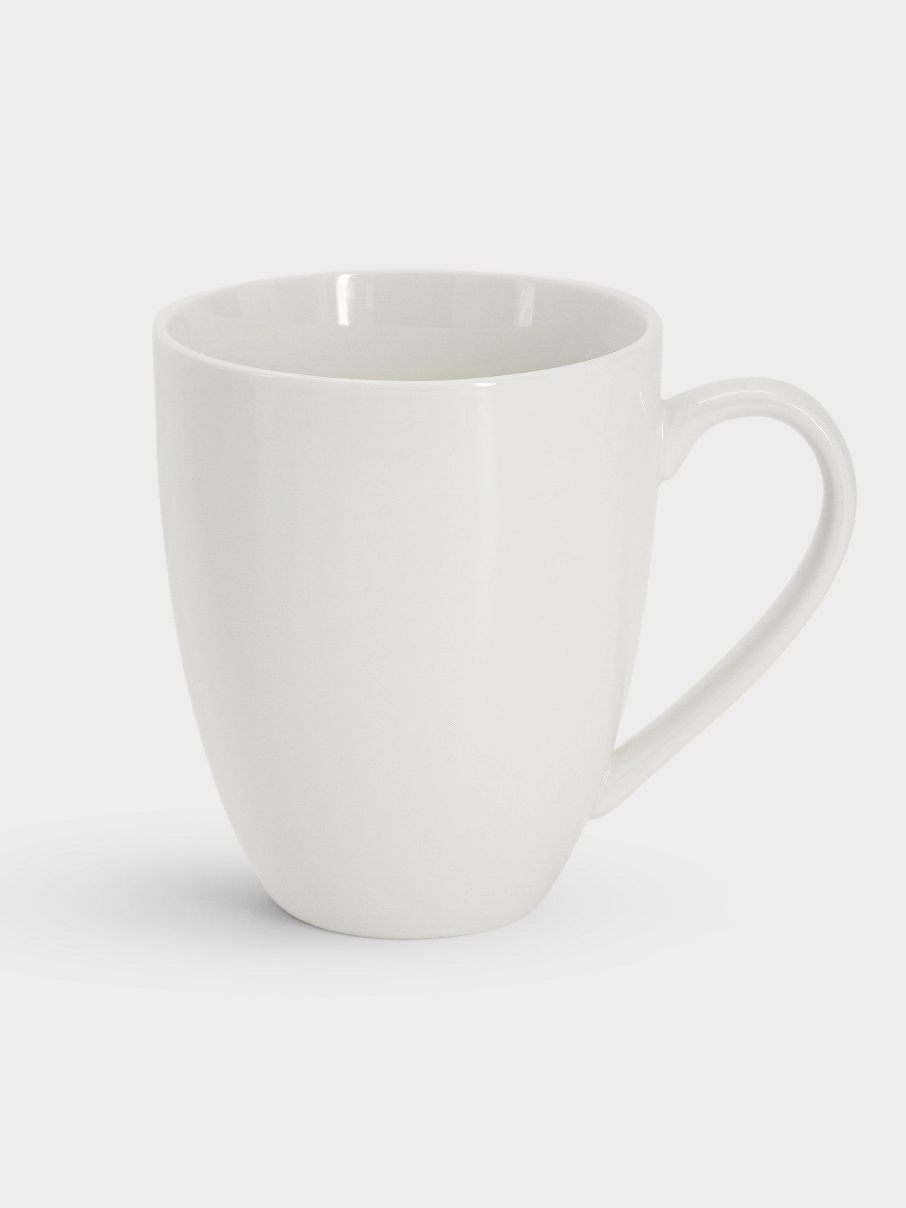 Кружка, 390 мл, фарфор P, белая, White Basics, image-0