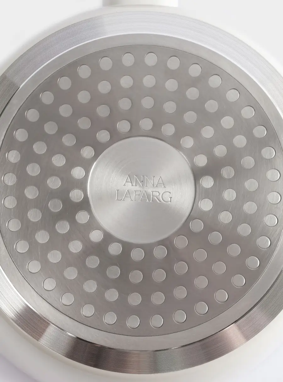 Ковш, 16 см, 1,2 л, с крышкой, с покрытием, алюминий, молочный, Palisander, image-7