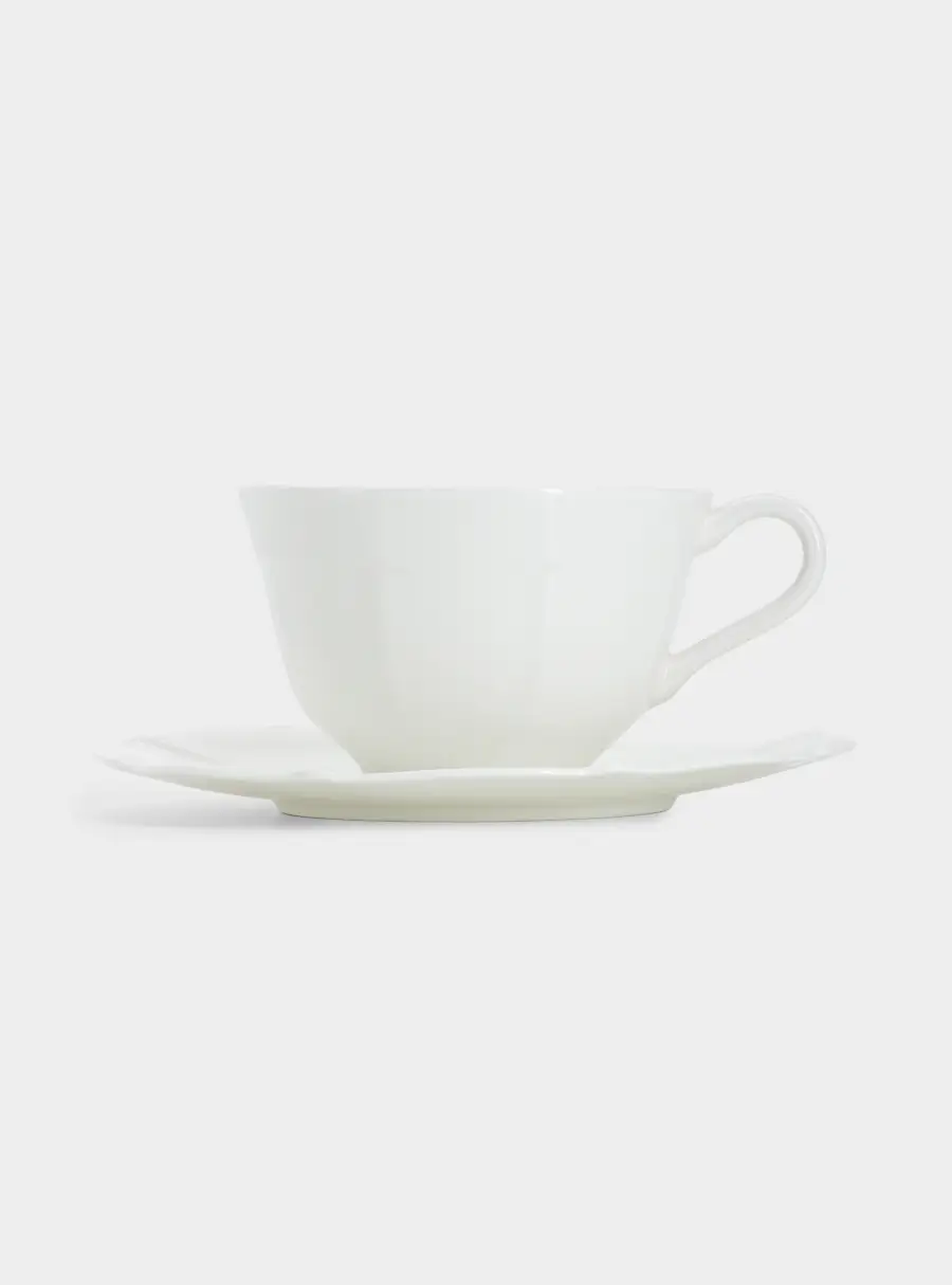 Пара чайная, 1 перс, 2 пр, 250 мл, фарфор F, белая, Lotus white, image-5