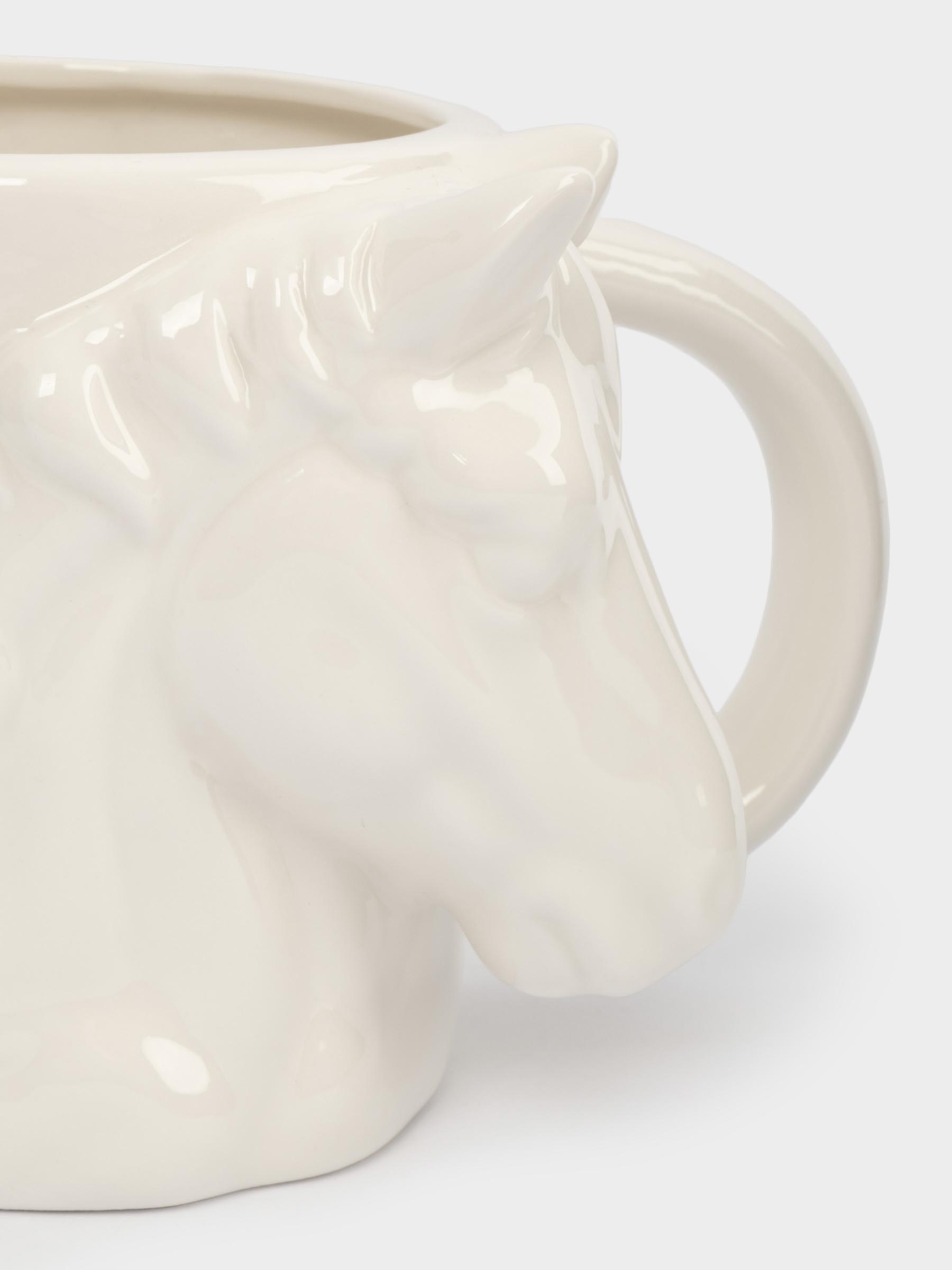 Кружка, 500 мл, фарфор P, белая, Конь, Horse, image-3
