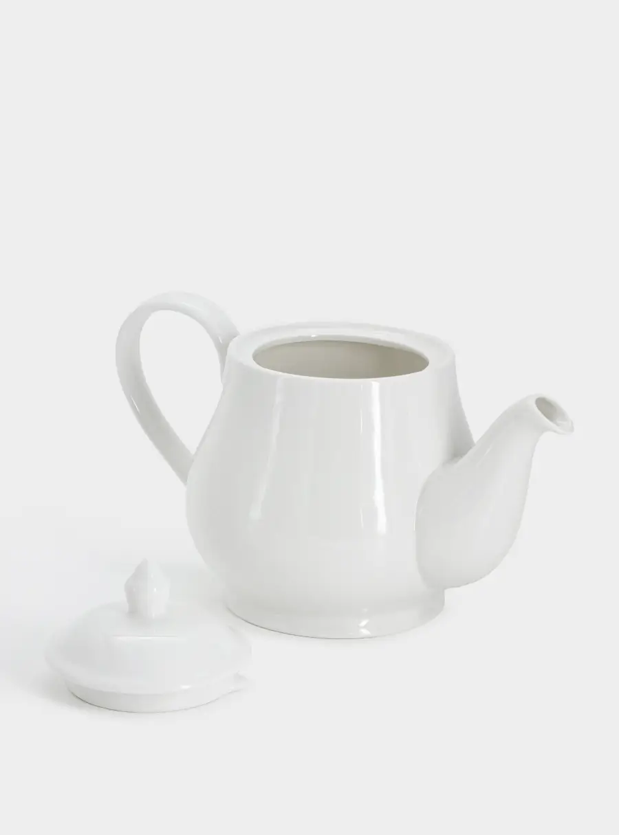 Чайник заварочный, 1 л, фарфор P, белый, White Basics, image-4