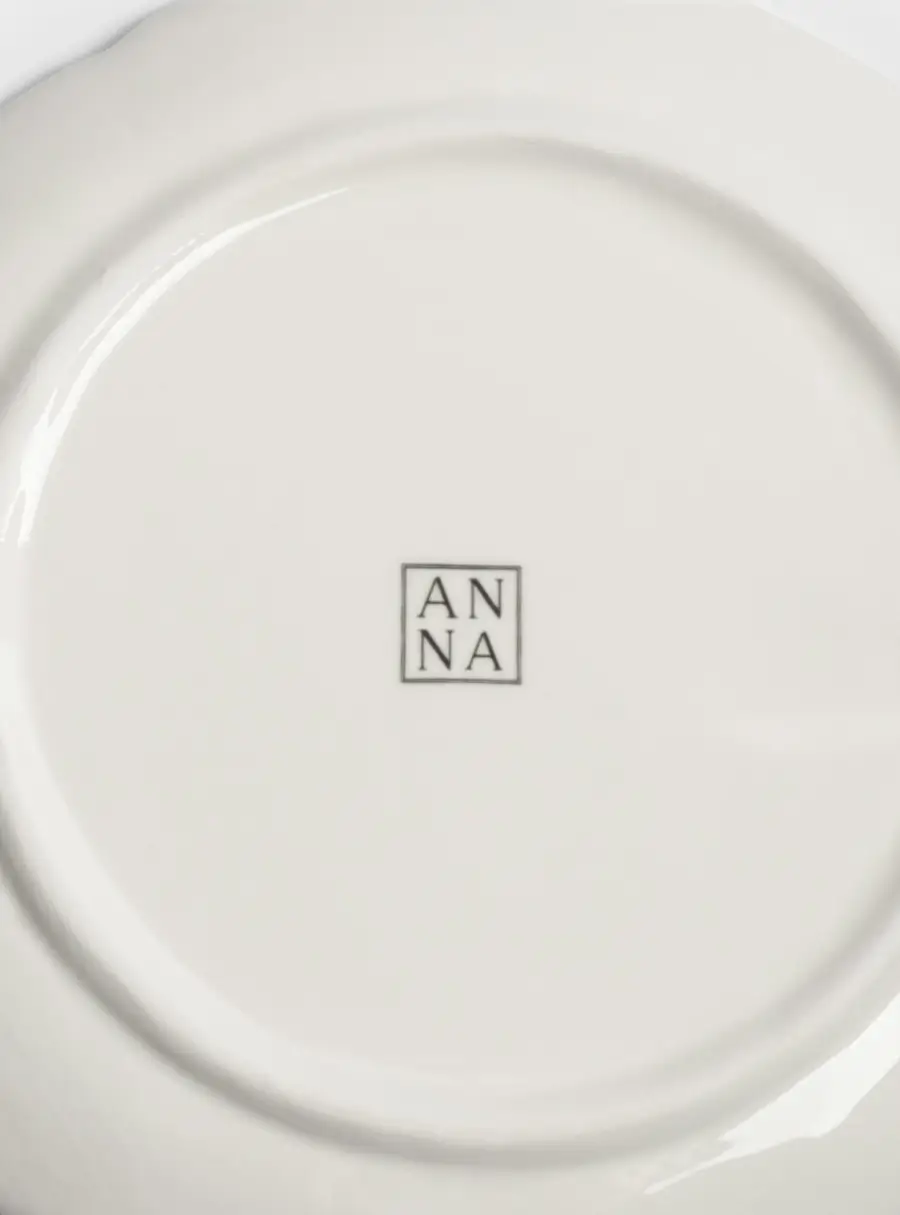 Блюдо, 22 см, керамика, белое, в крапинку, Тыква, Light pumpkin, image-5