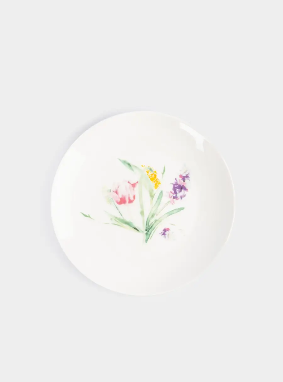 Сервиз обеденный, 6 перс, 18 пр, фарфор P, белый, Акварельные цветы, Bouquet ,image-2