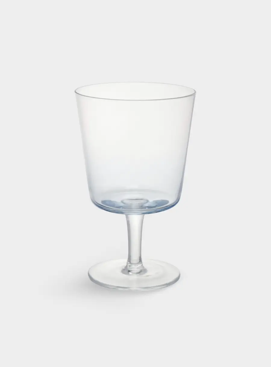 Бокал-кубок для вина, 320 мл, стекло, голубой, Soul ,image-0