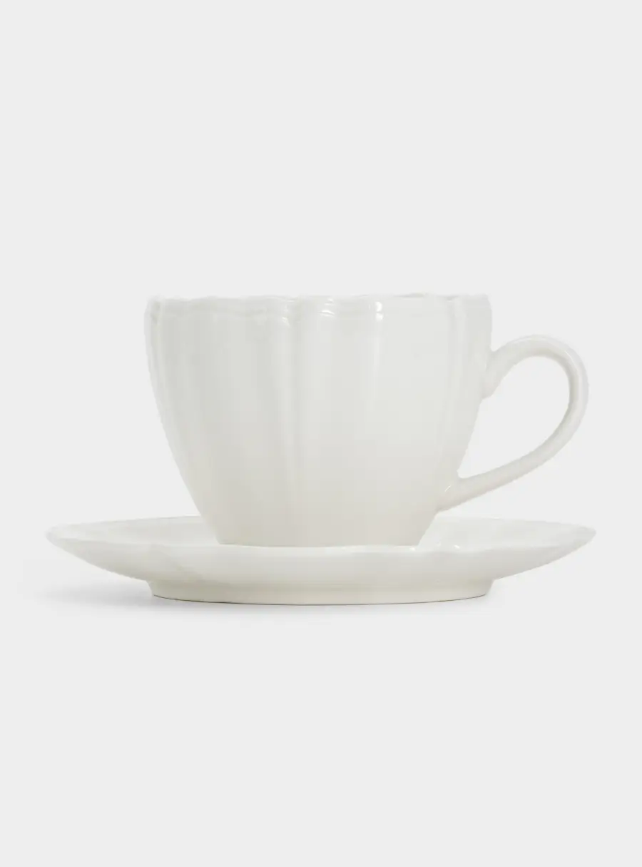 Чашка с блюдцем, 280 мл, Perle, image-5