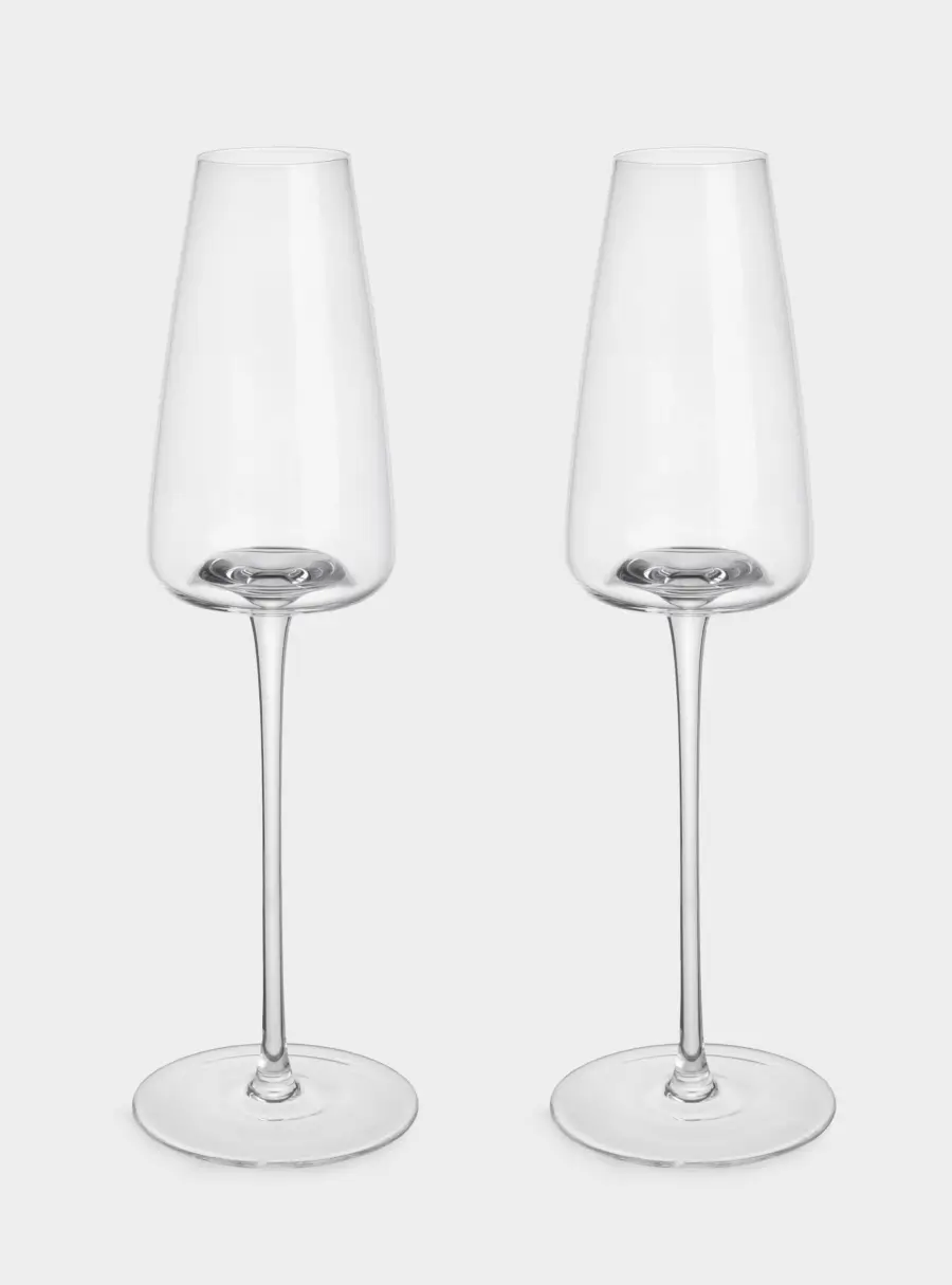 Бокал для шампанского, 270 мл, 2 шт, кристальное стекло, Opera ,image-0