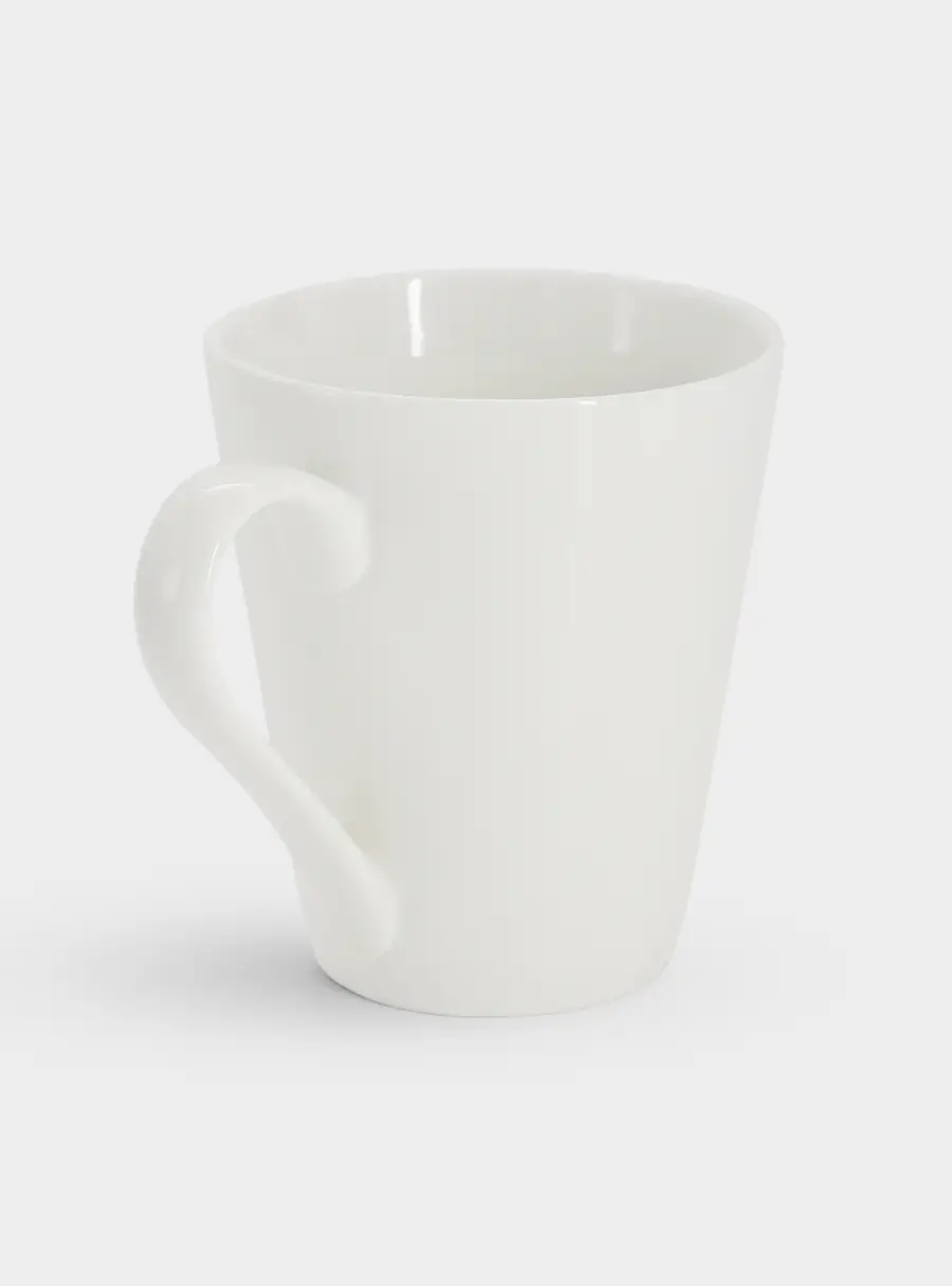 Кружка, 300 мл, фарфор P, белая, White Basics ,image-1