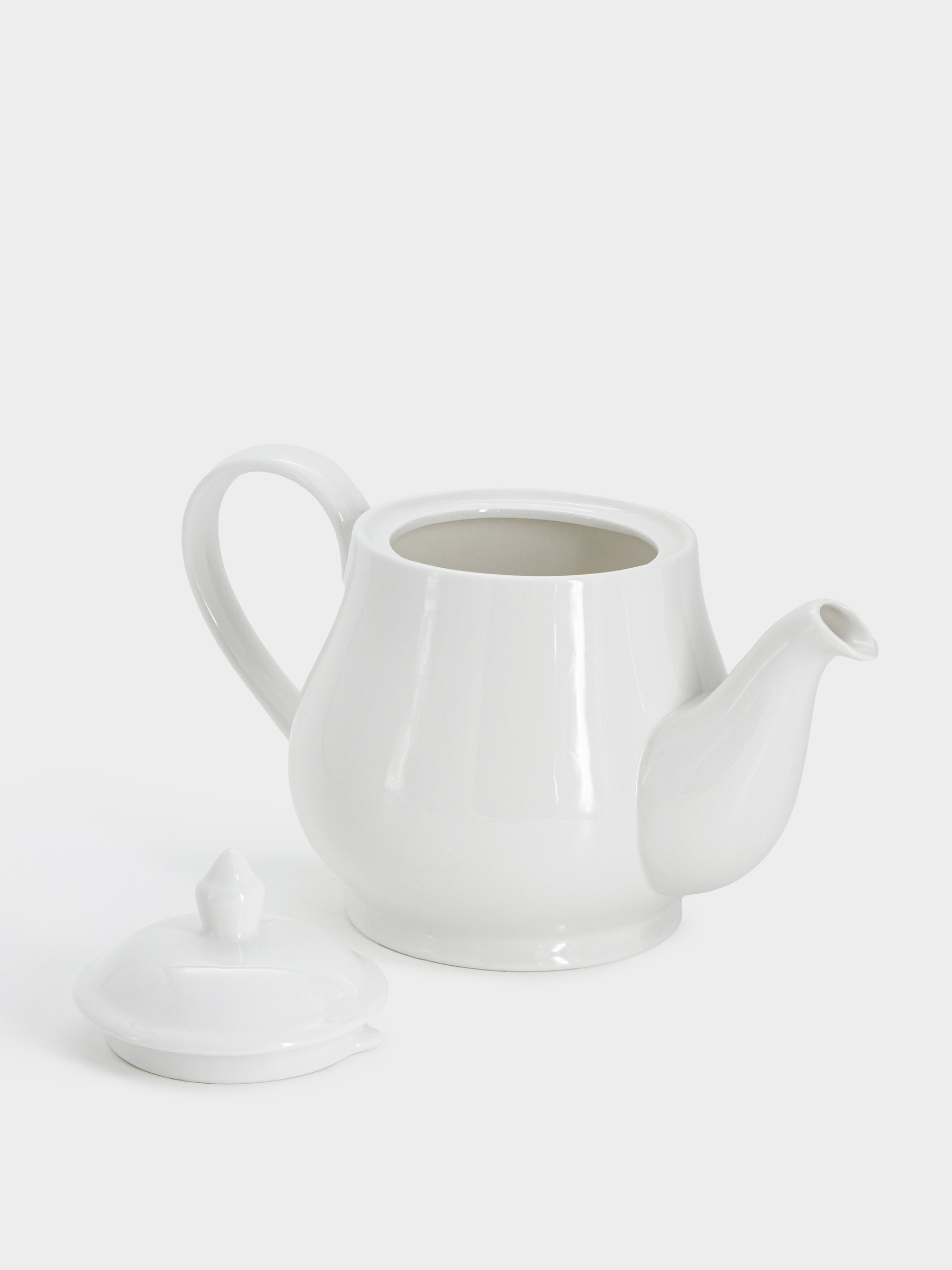 Чайник заварочный, 1 л, фарфор P, белый, White Basics, image-4