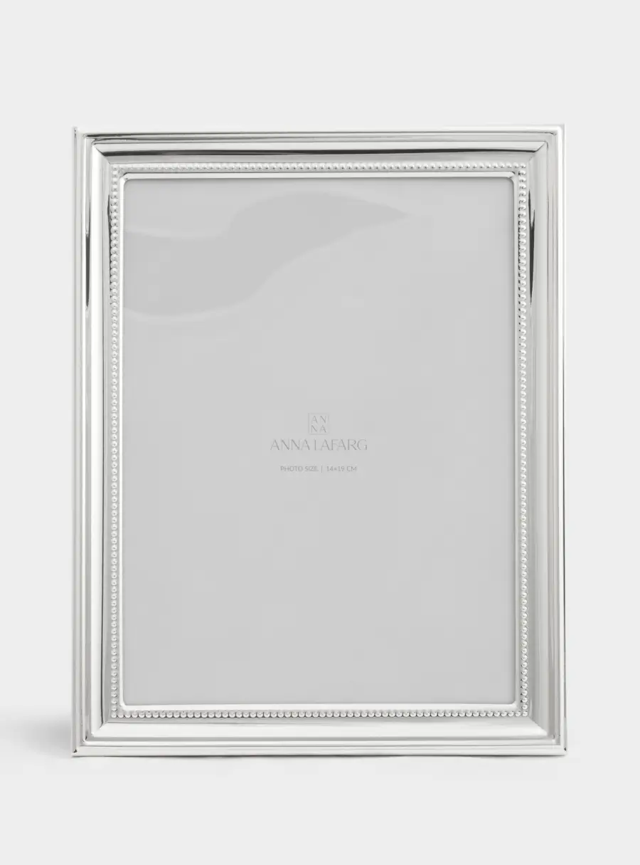 Фоторамка, 18х23 см, пластик/стекло, серебристая, Base, image-2