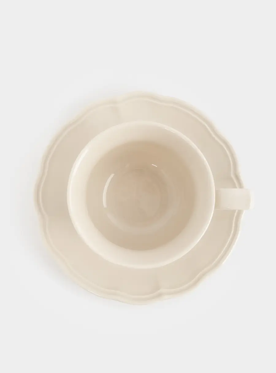 Пара чайная, 1 перс, 2 пр, 230 мл, фарфор P, молочная, Rustic, image-7