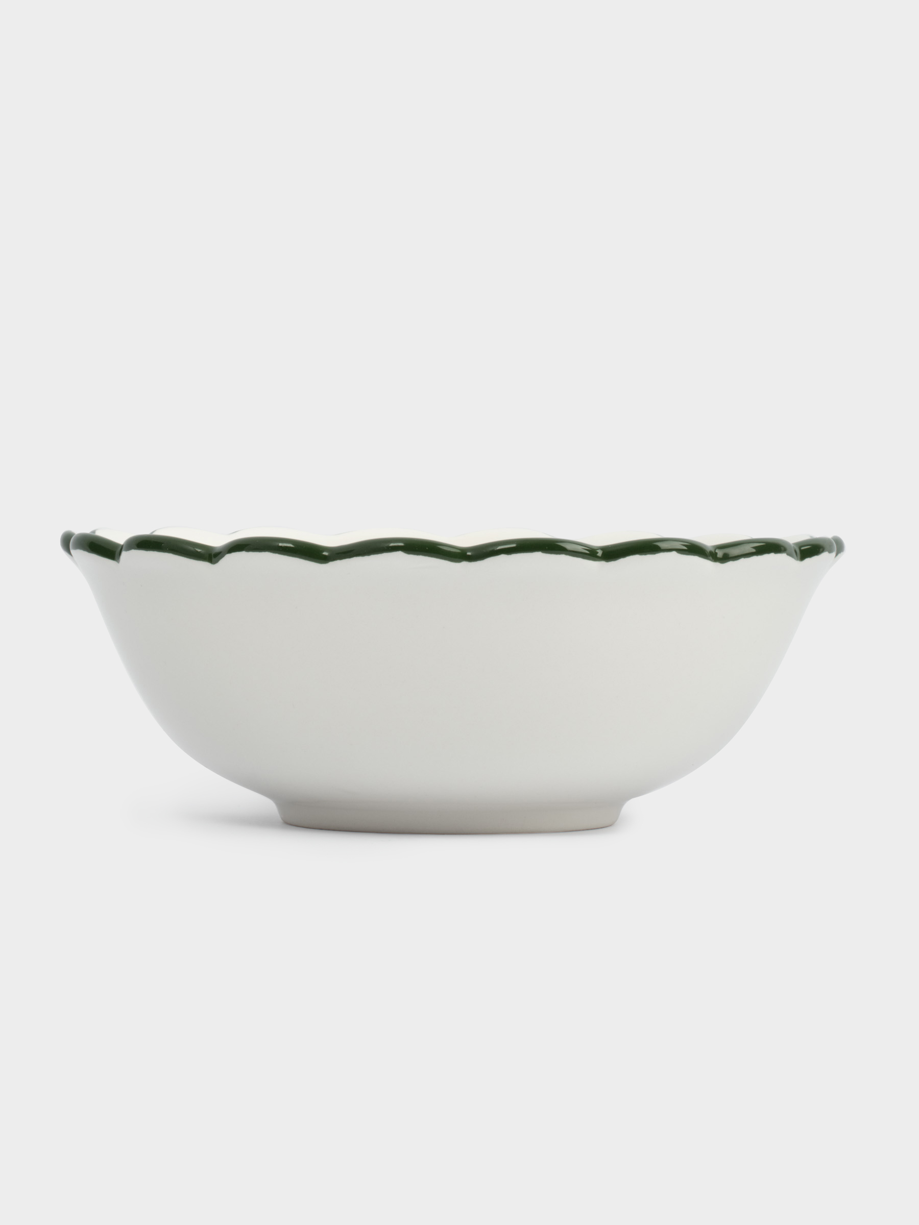 Салатник, 20х8 см, 1,2 л, керамика, зеленый, Лошадка у елки, Festival, image-3