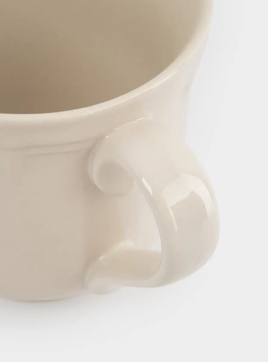 Кружка, 360 мл, фарфор P, молочная, Rustic, image-4