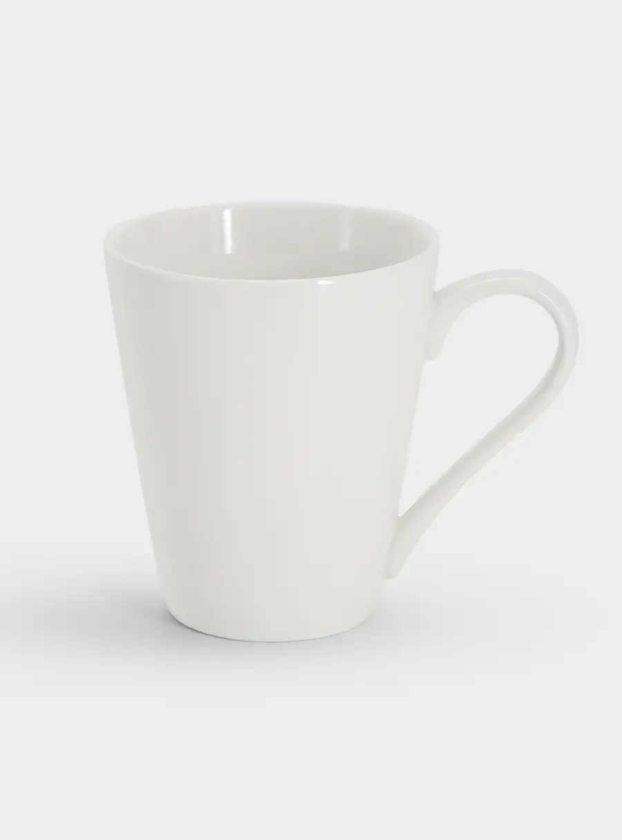 Кружка, 300 мл, фарфор P, белая, White Basics, image-0