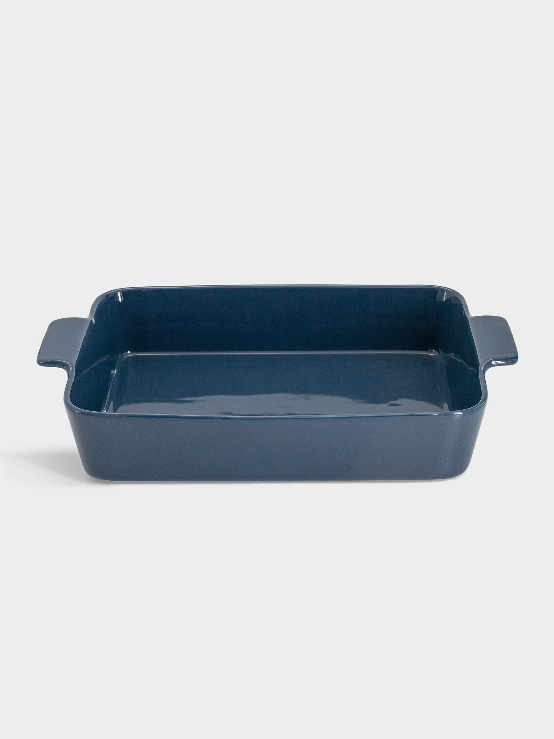 Форма для запекания, 32х22 см, фарфор P, прямоугольная, синяя, Indulgence, image-2