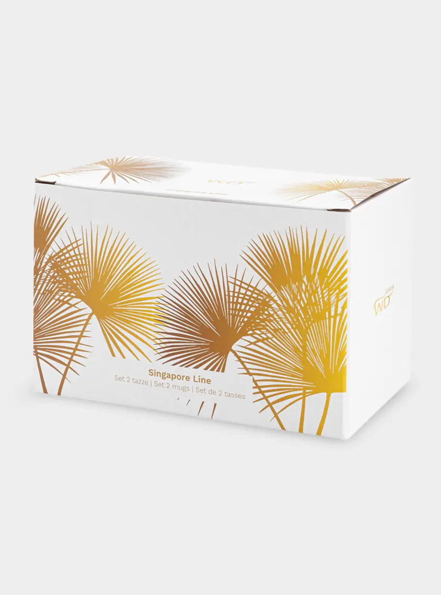 Кружка, 330 мл, 2шт, фарфор P, белый, Singapore ,image-3