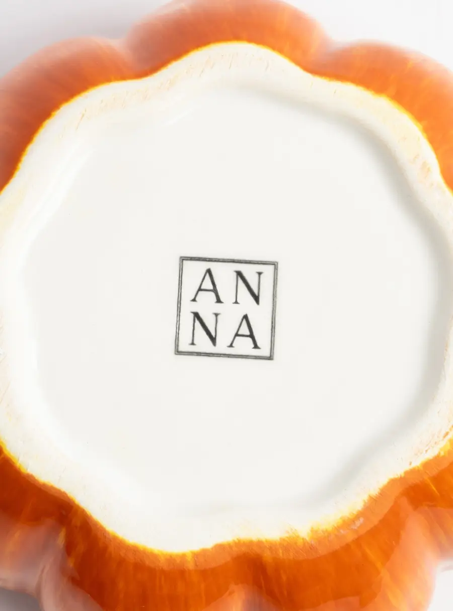 Емкость для хранения, 13х12 см, 520 мл, керамика, оранжево-зеленая, Тыква, Bright pumpkin, image-6