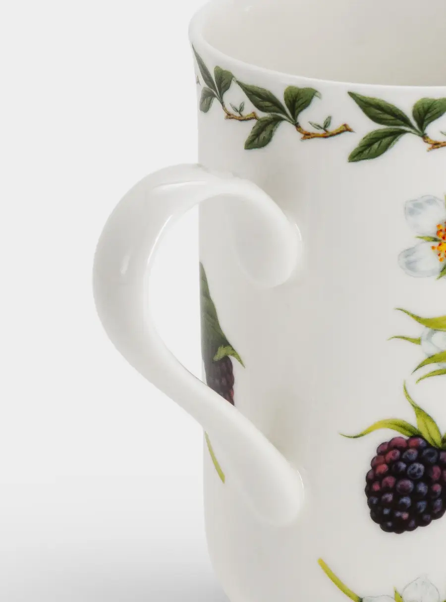 Кружка, 300 мл, фарфор F, белая, Ежевика, Orchard Fruits ,image-3