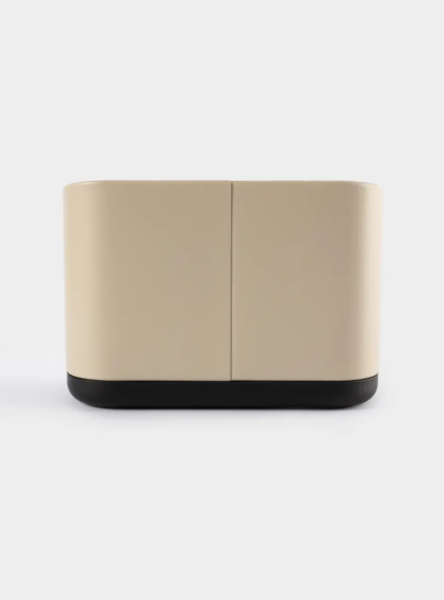 Подставка для кухонных принадлежностей, 19х13 см, 3 отд, металл/пластик, бежевая, Retro, image-4