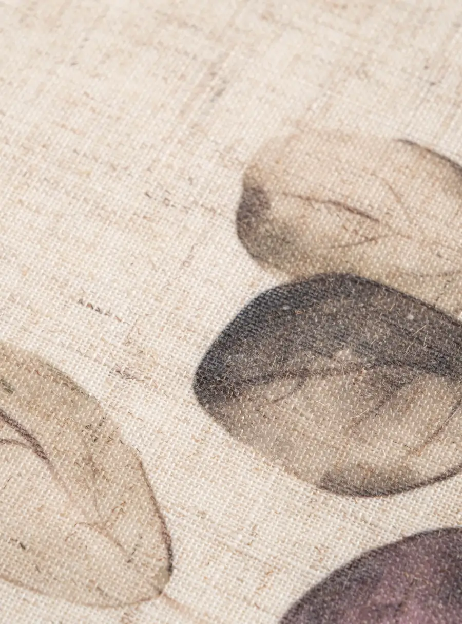 Салфетка под приборы, 30х45 см, полиэстер/лен, бежевая, Сливы на ветках, Plum Orchard ,image-3