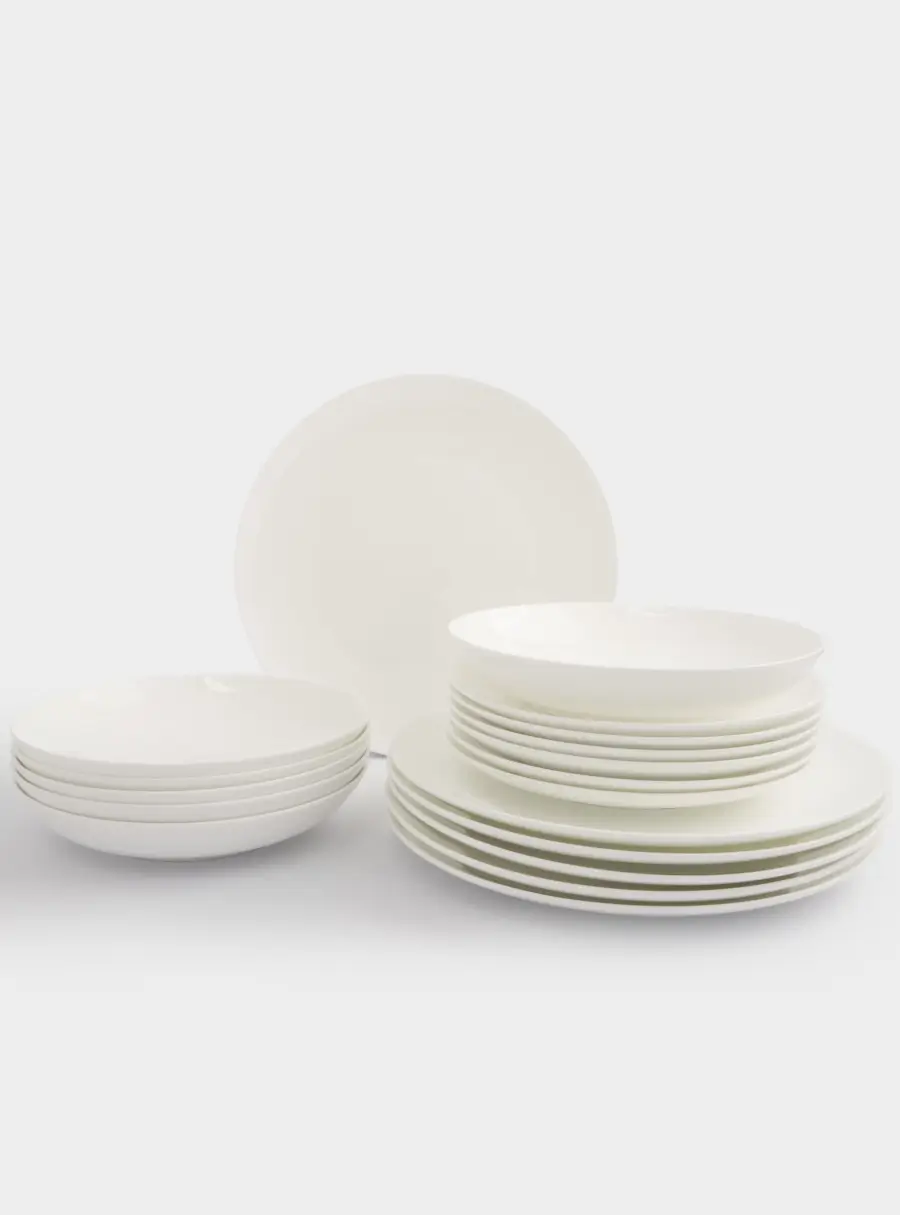 Сервиз обеденный, 6 перс, 18 пр, фарфор F, белый, Excellence ,image-0