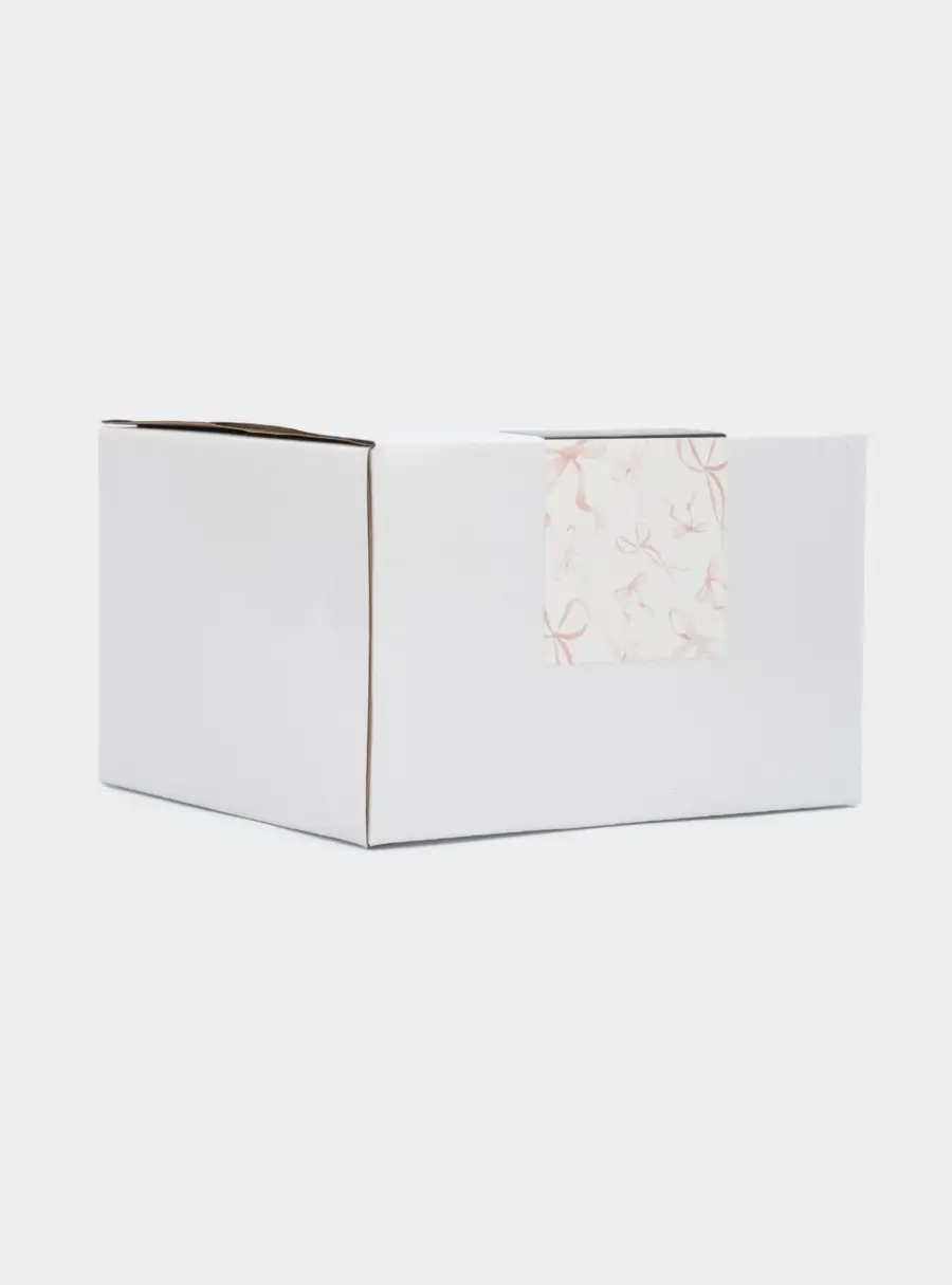 Кружка, 380 мл, керамика, молочная, Бант, Bow, image-6