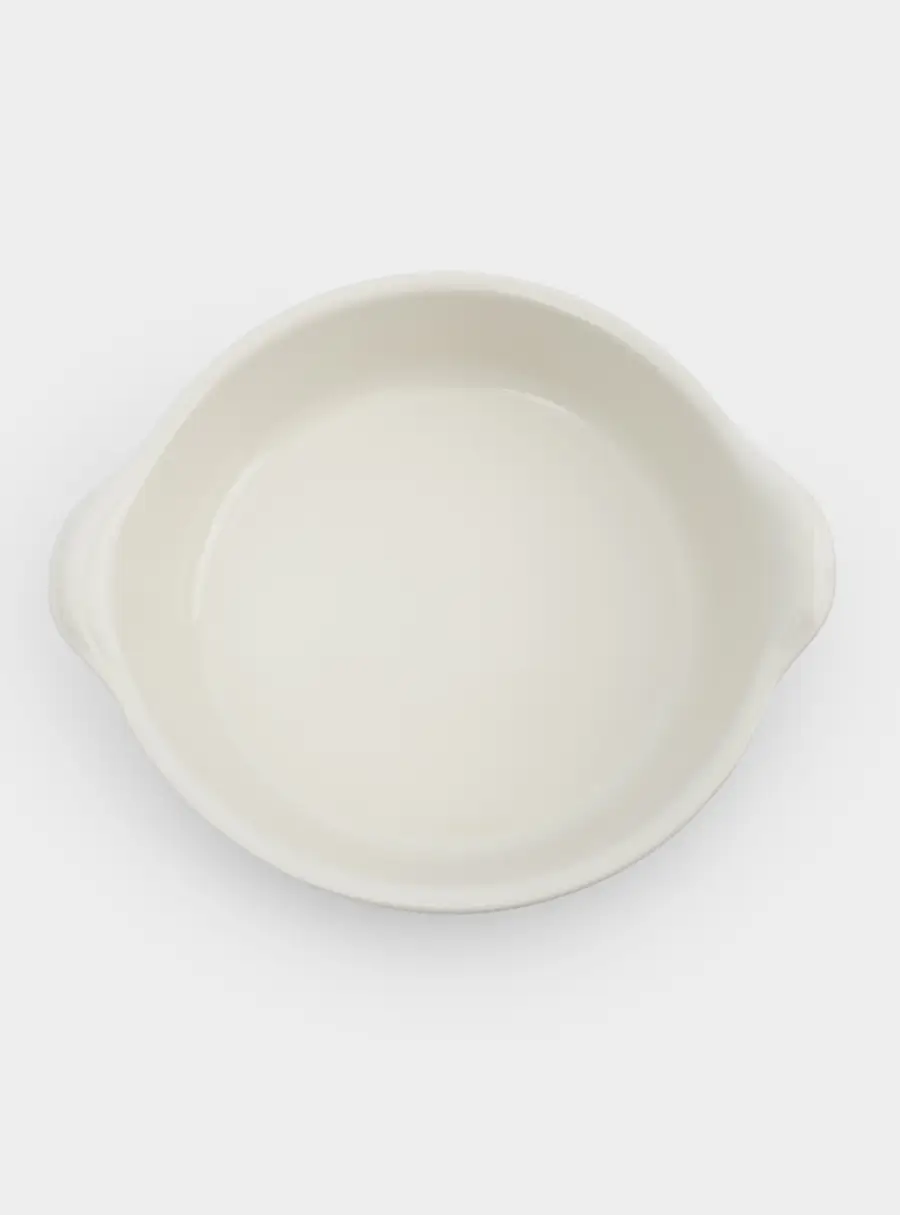 Форма для запекания, 26 см, керамика, круглая, молочно-бежевая, Baker ,image-3