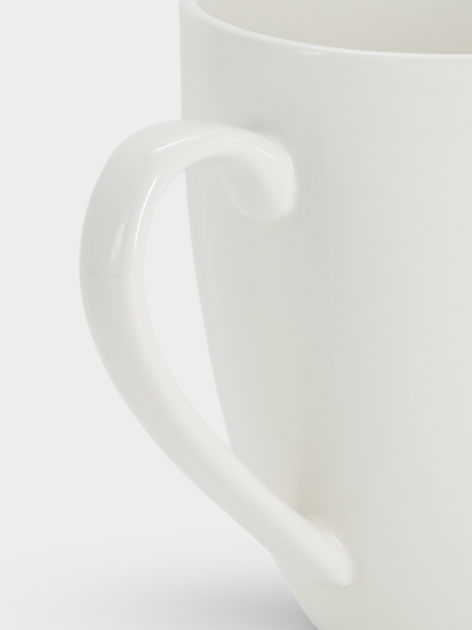 Кружка, 390 мл, фарфор P, белая, White Basics, image-2