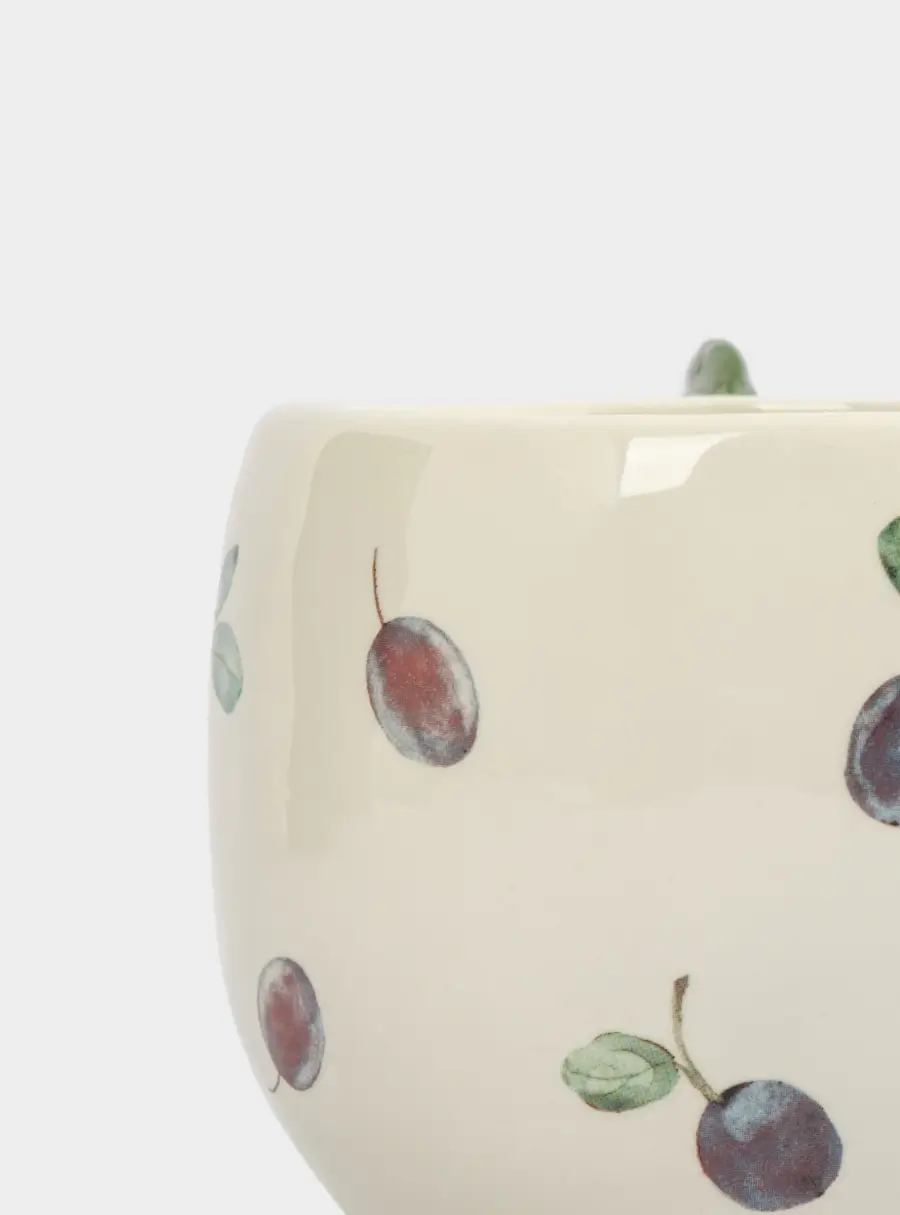 Кружка, 420 мл, керамика, белая, Сливы, Plum Orchard, image-4