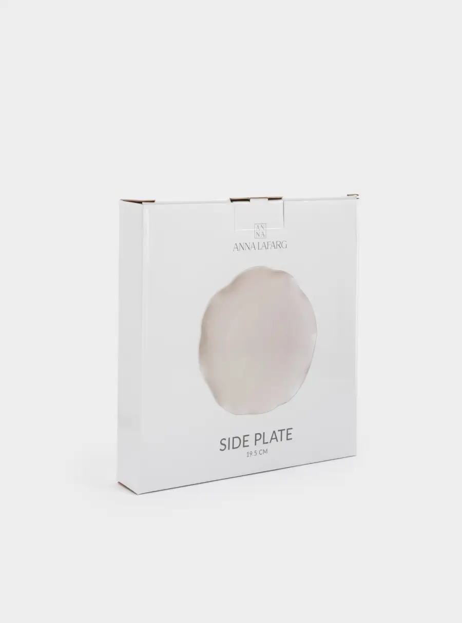 Тарелка закусочная, 20 см, фарфор P, белая, Волнистый край, White ocean, image-5