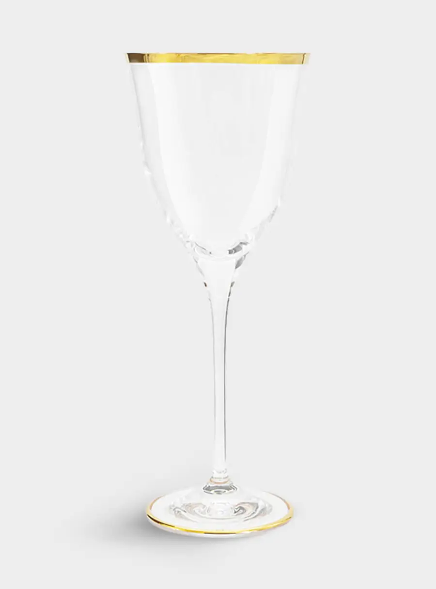 Набор бокалов для вина, 6 пр, 300 мл, Сабина, золото ,image-1