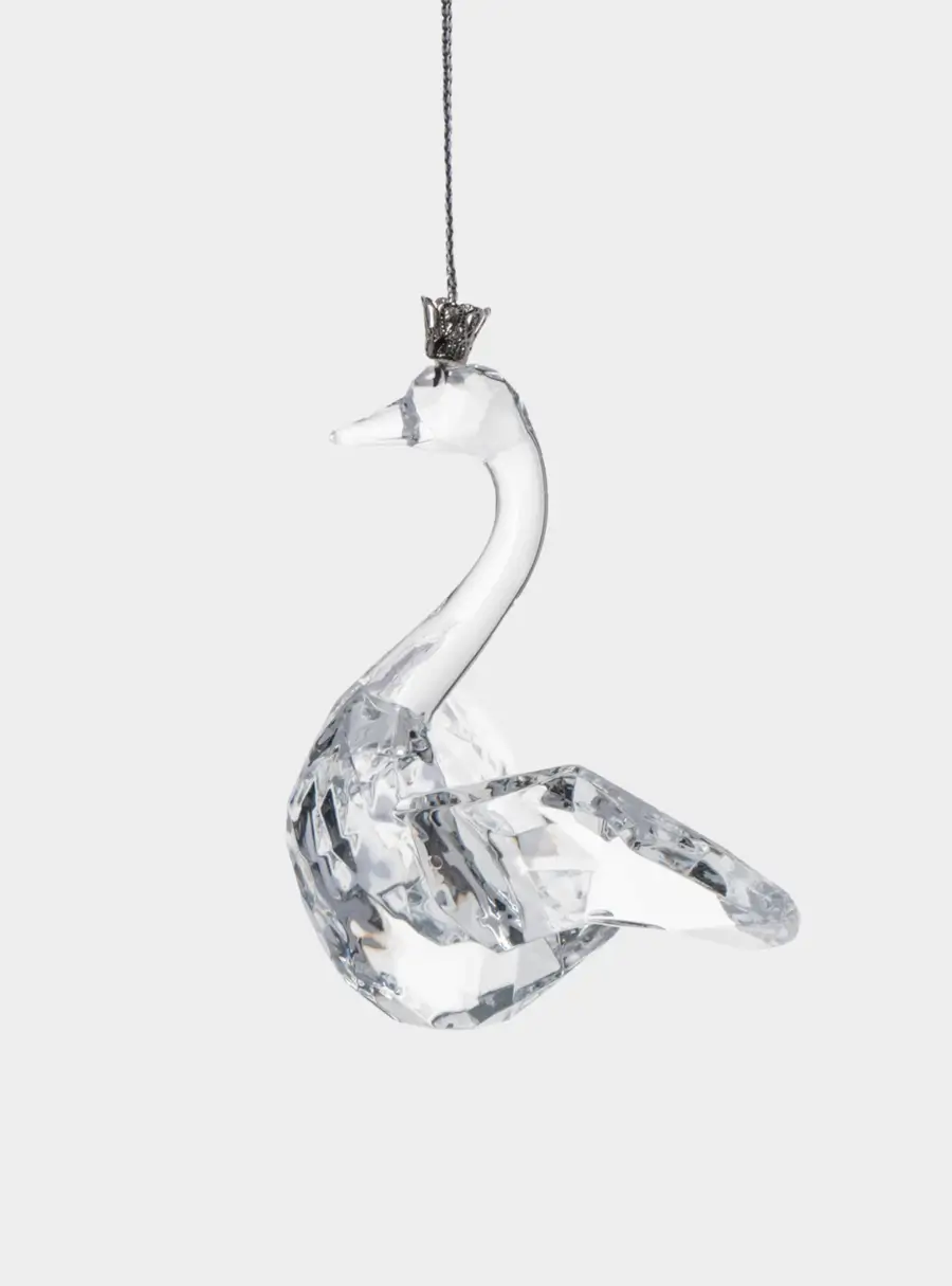 Игрушка елочная, 11х9 см, акрил, Хрустальный лебедь, Event ,image-0