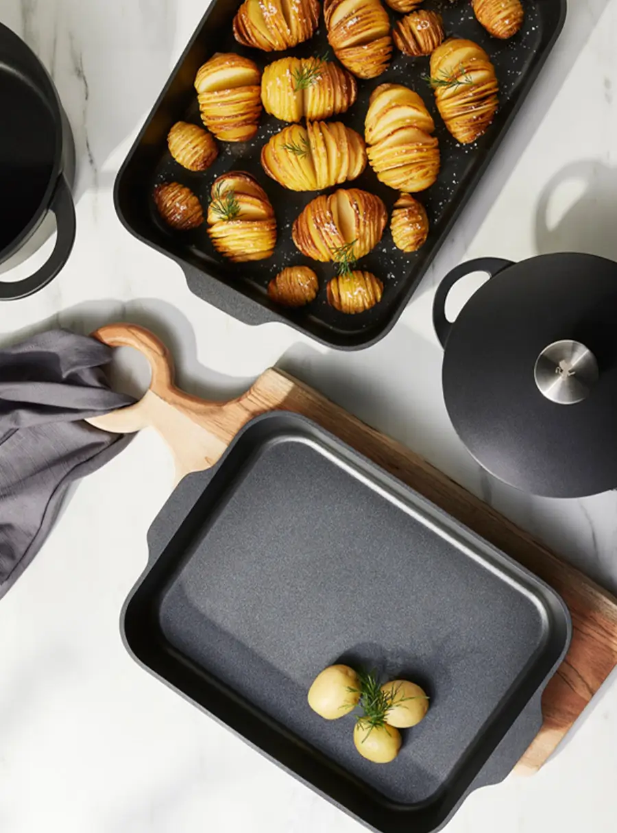 Форма для запекания, 38x28.5x5.5 см, чёрная, с покрытием, Agile, image-5