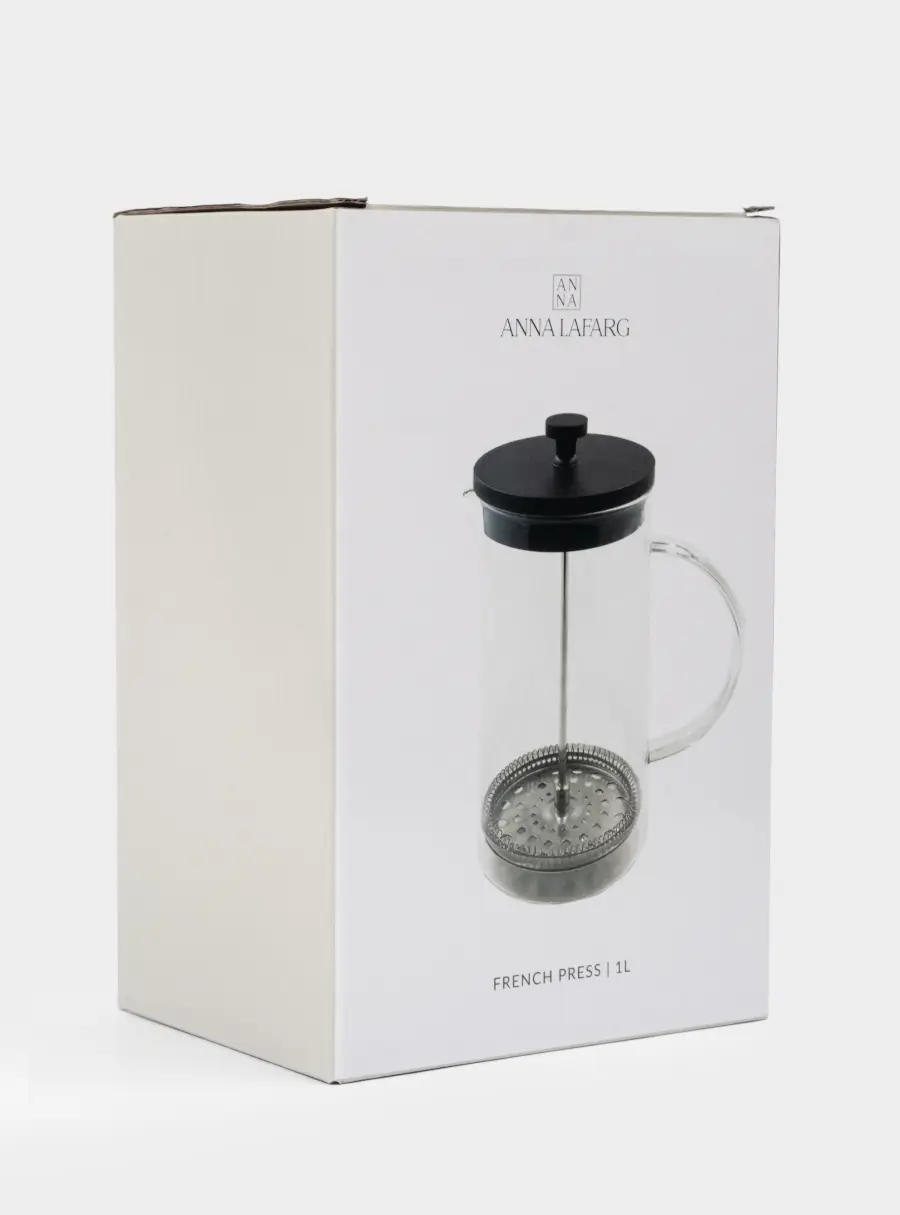 Френч-пресс, 1 л, стекло Б/сталь/пластик, Arabica, image-4