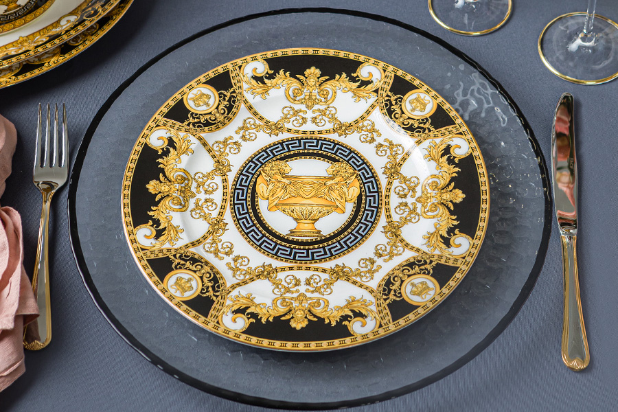 Набор столовых приборов Santorini Gold, 12 персон, 75 предметов