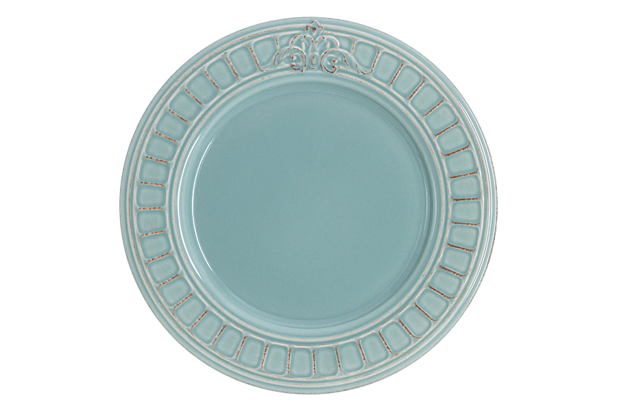 Тарелка обеденная Venice голубой, 25,5 см