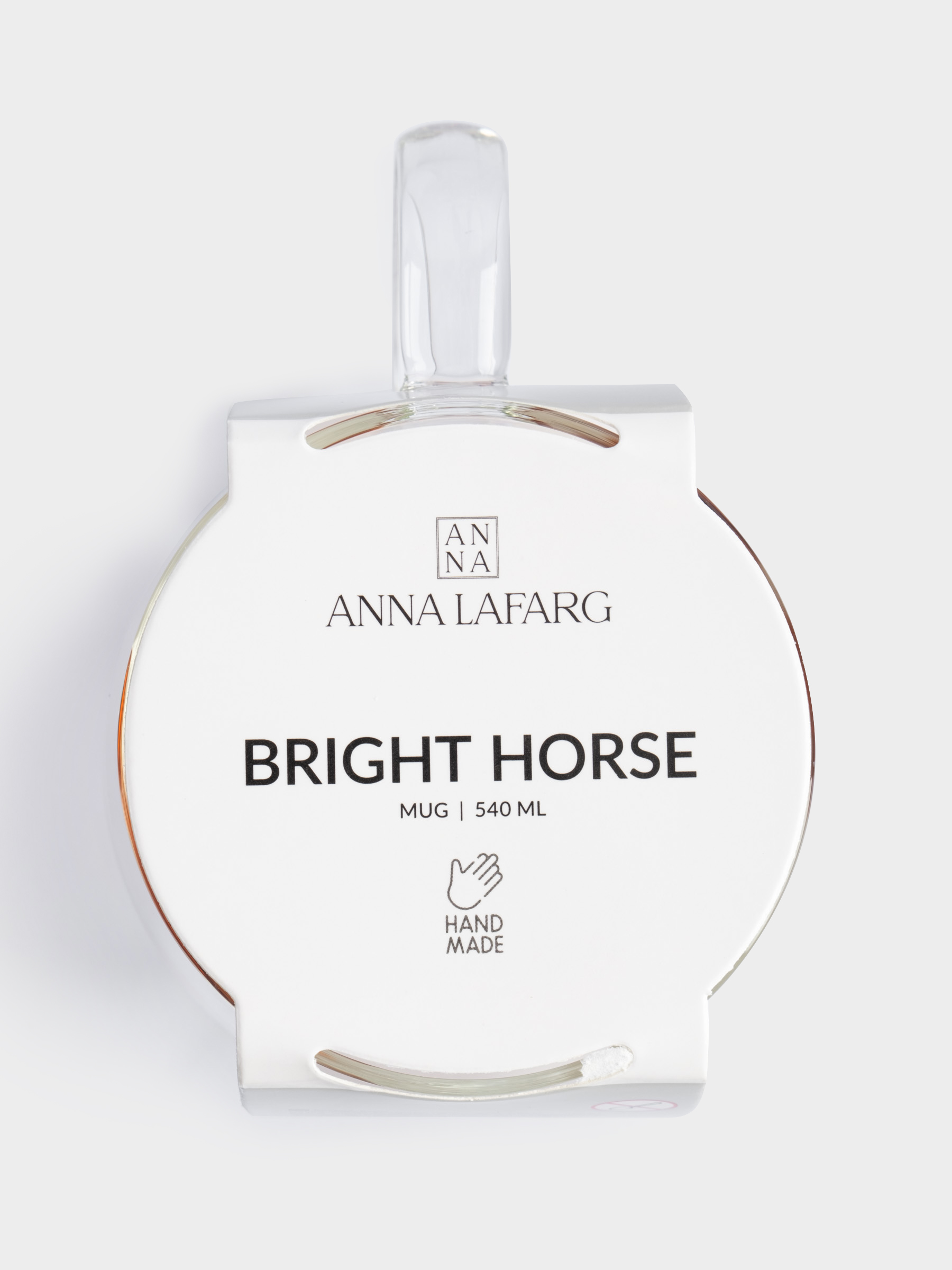 Кружка, 540 мл, стекло Б, Конь, Bright horse, image-4