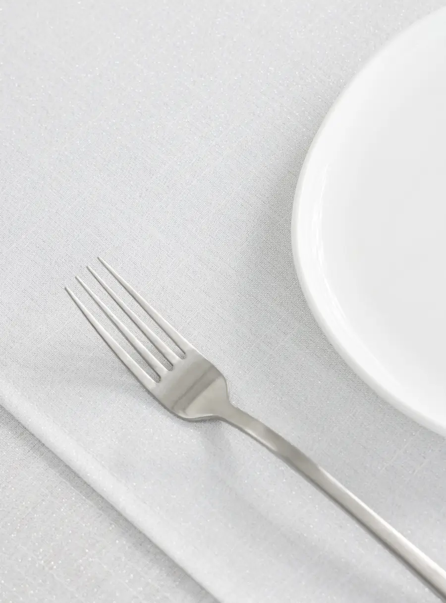 Дорожка настольная, 40х160 см, полиэстер, бело-серебристая, Floe, image-7